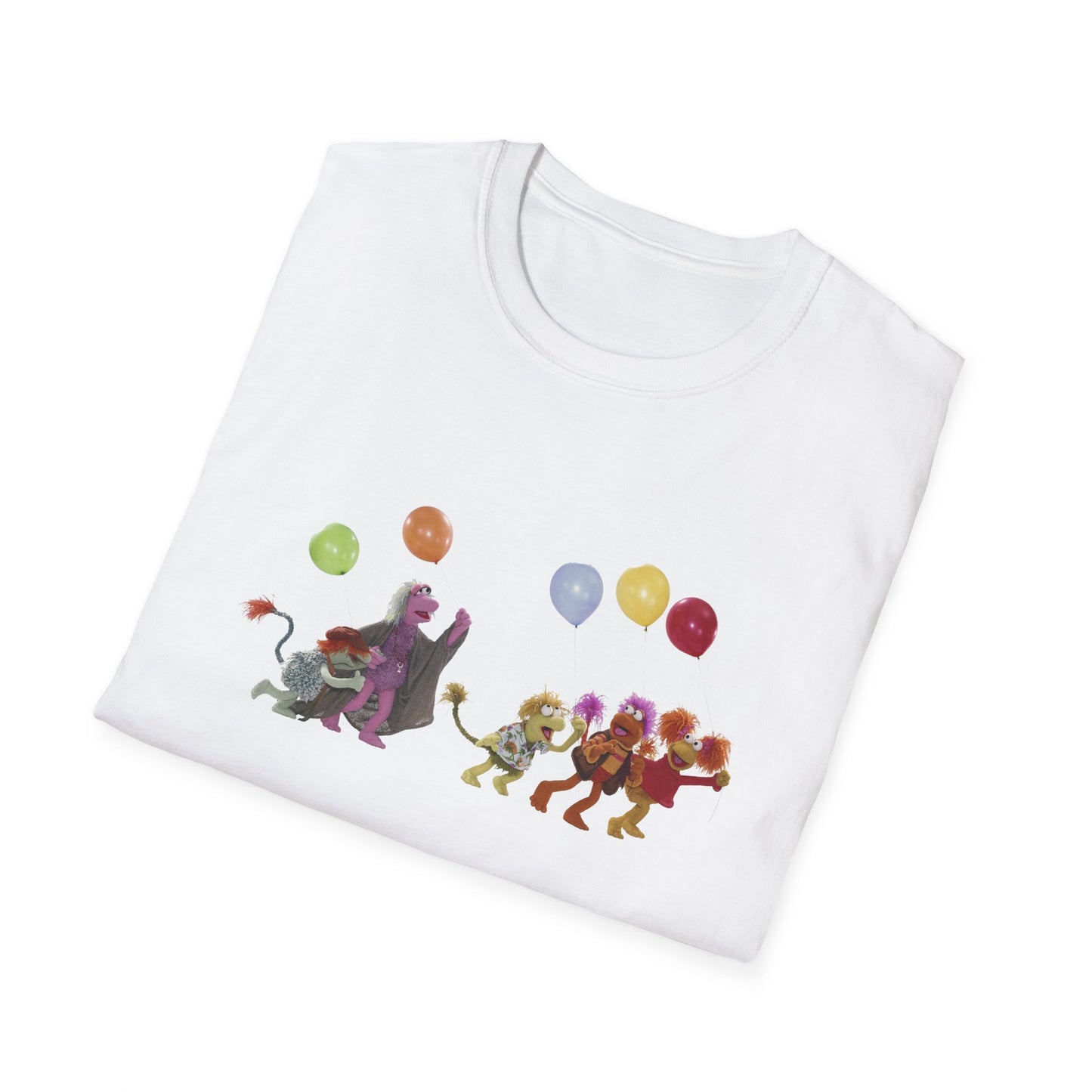 fraggle rock 1983 tv show light tshirt