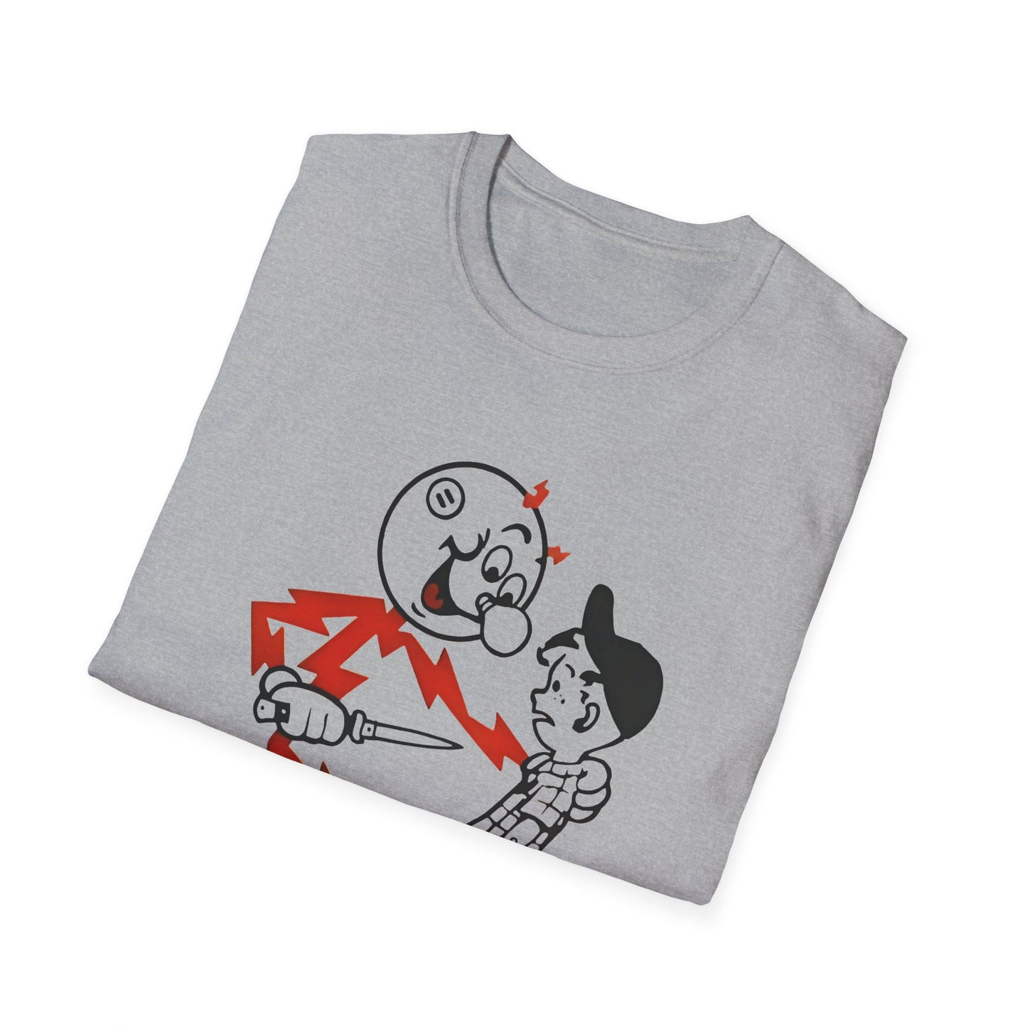 reddy kilowatt electricity will kill you vintage logo reproduction tshirt