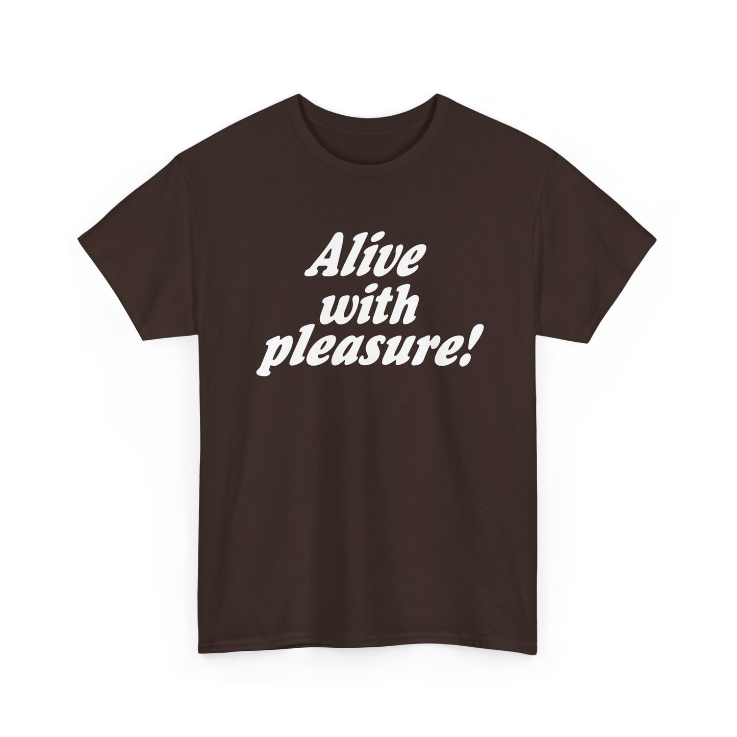 1970s vintage newport cigarette ad alive with pleasure white variant reproduction tshirt