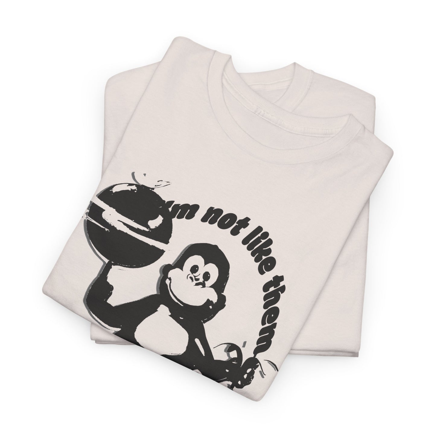 incredible graphic design bonzibuddy dumb i'm not like them but i can pretend stencil variation tshirt