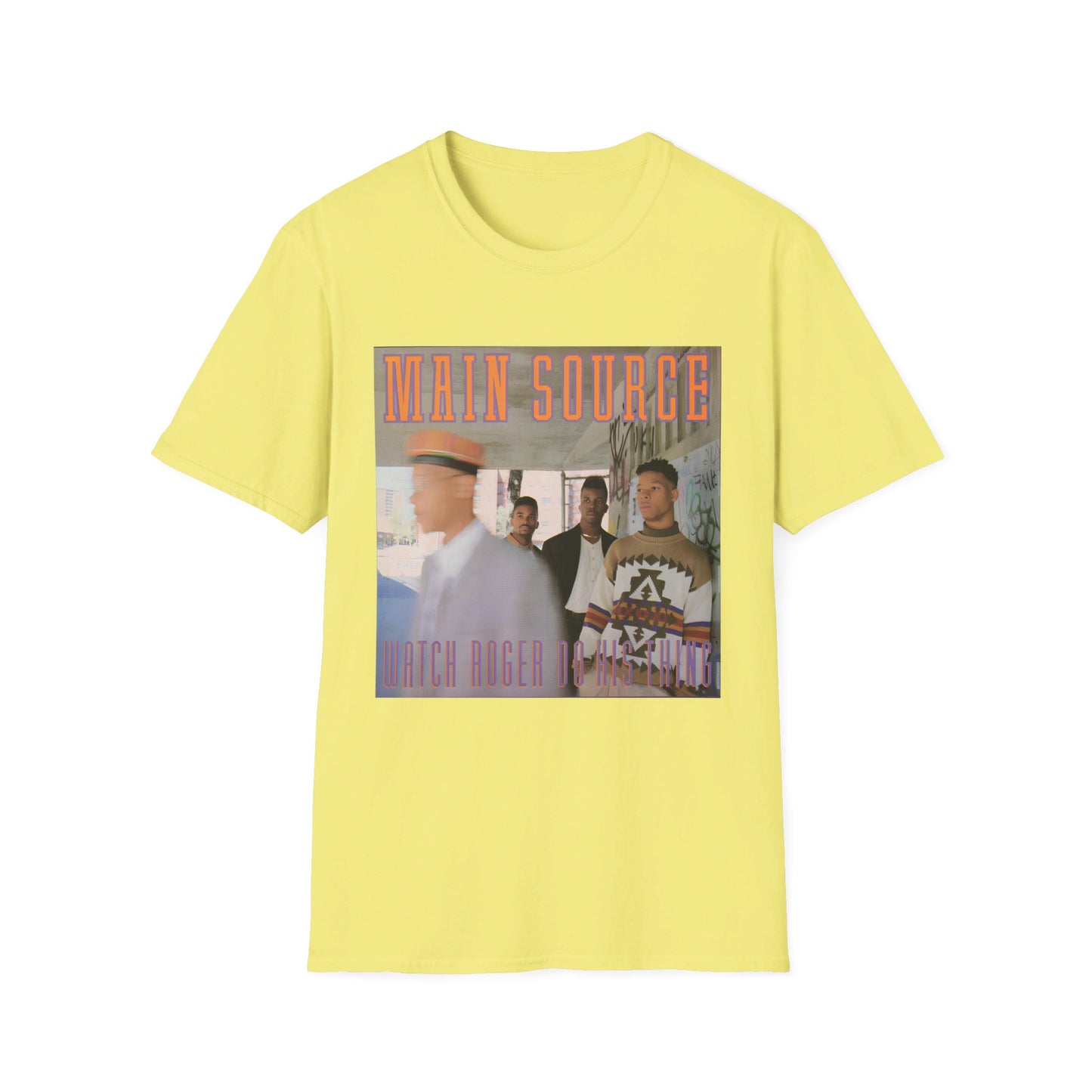 main source 1991 watch roger do his thing single tshirt