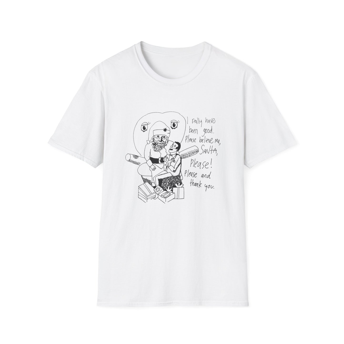 original drawing 1988 christmas at pee wee's playhouse tshirt