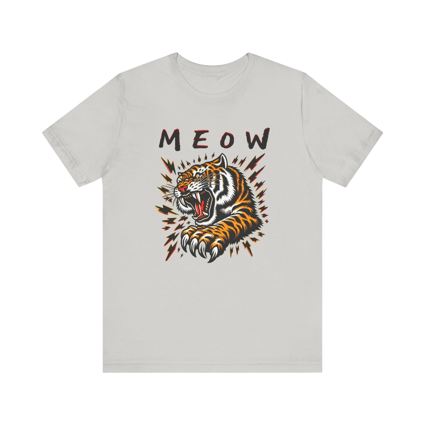 raging tiger meow tshirt