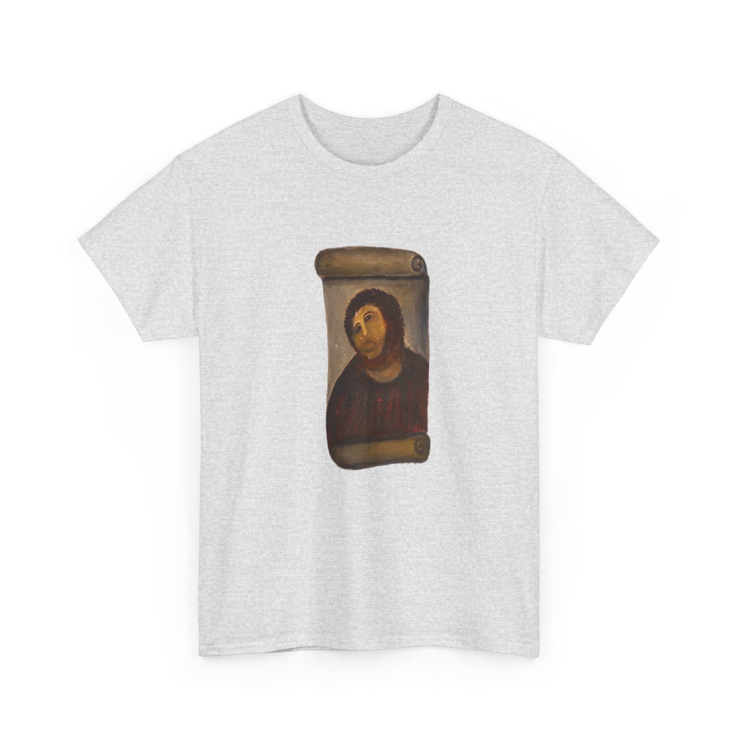 ecce homo botched restoration tshirt behold the monkey tshirt