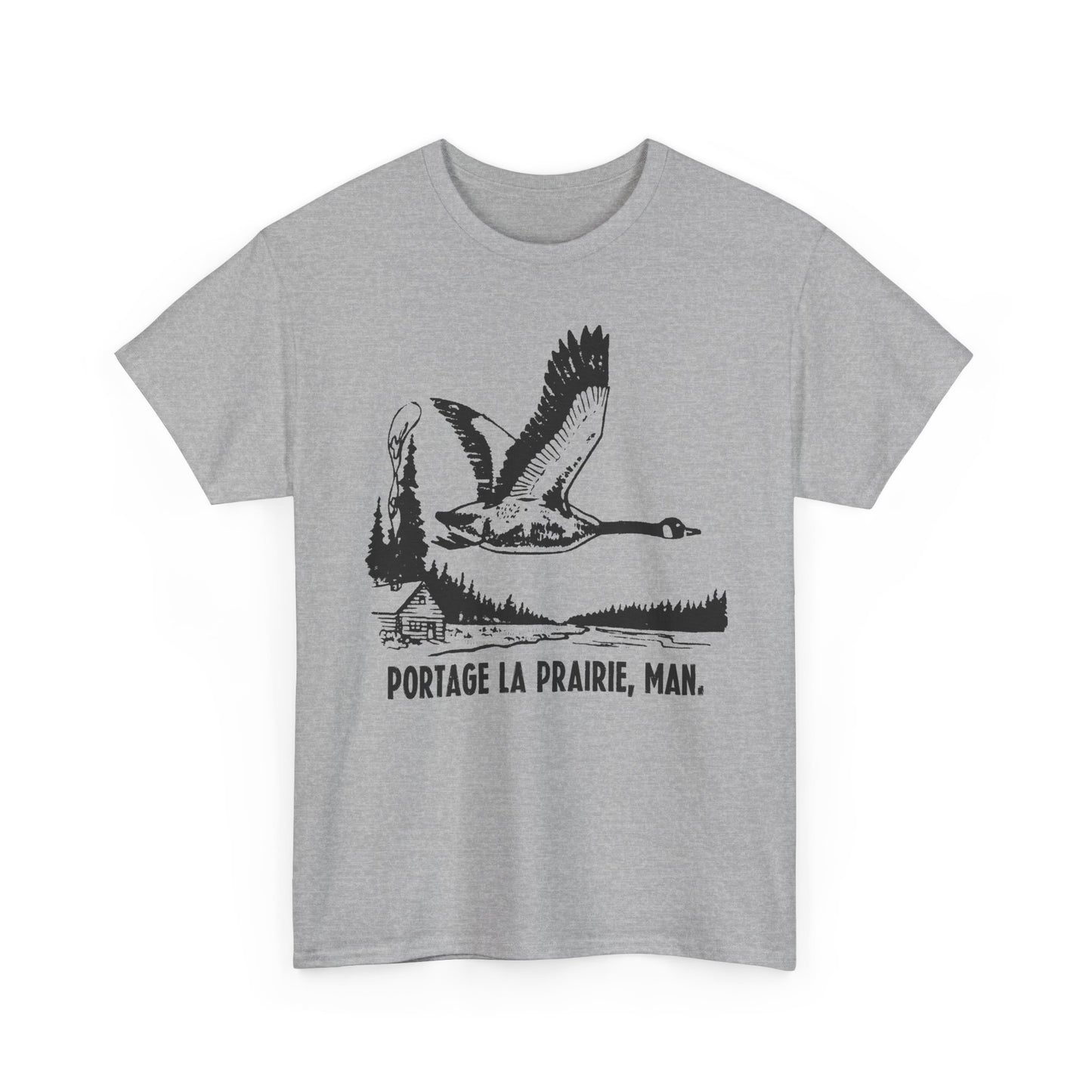 vintage graphic portage la prairie manitoba canada reproduction tshirt