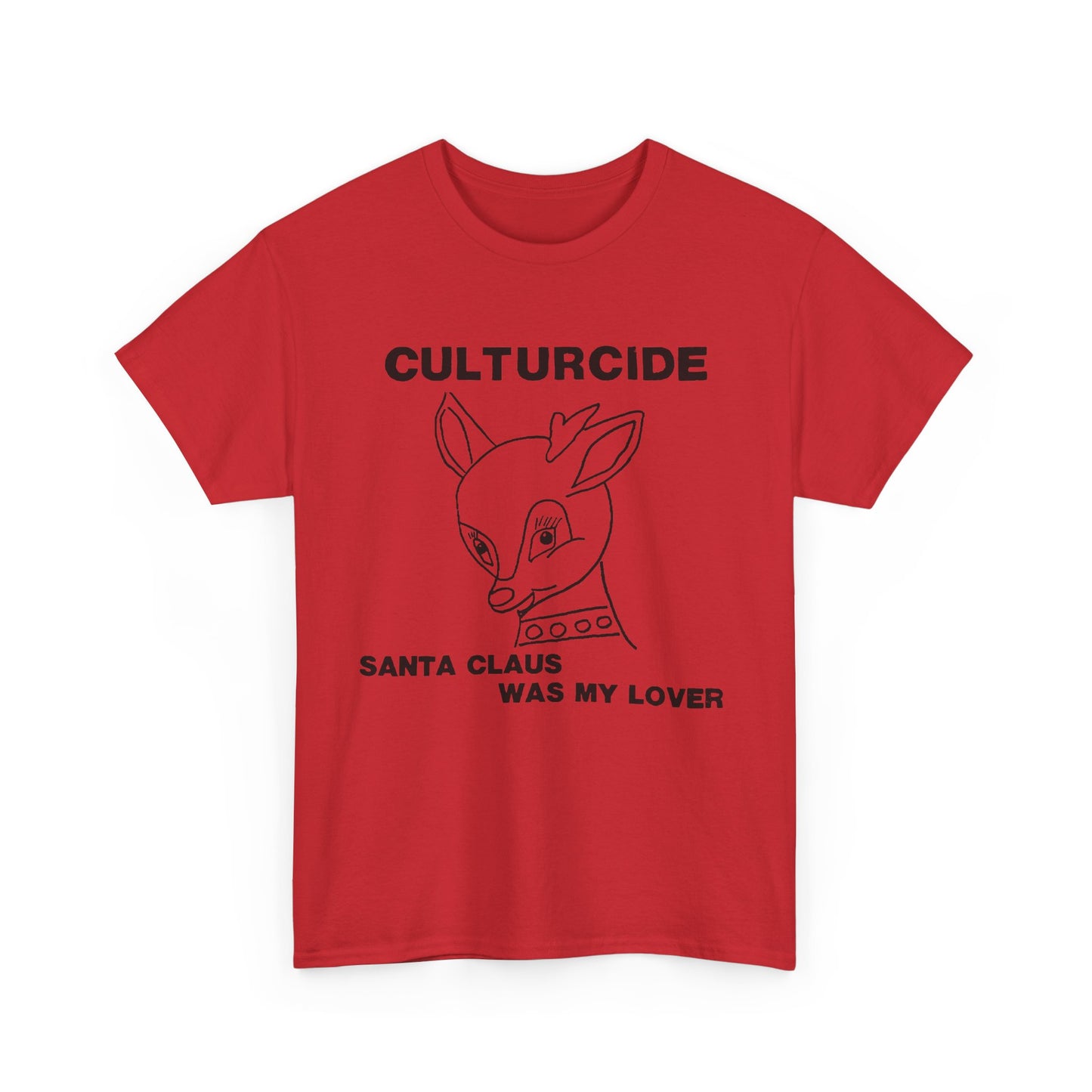 undated outsider music cultureside album santa claus was my lover reproduction tshirt