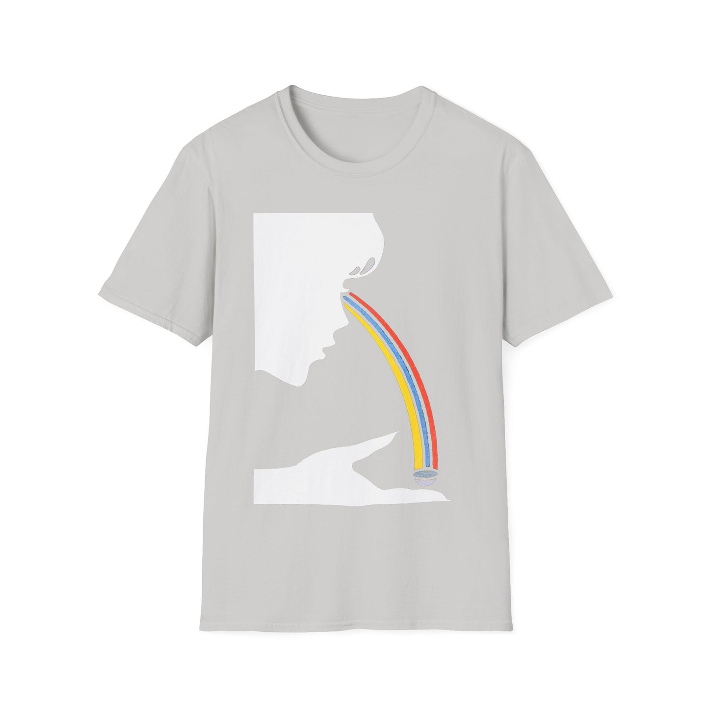 rainbow eyeball graphic tshirt