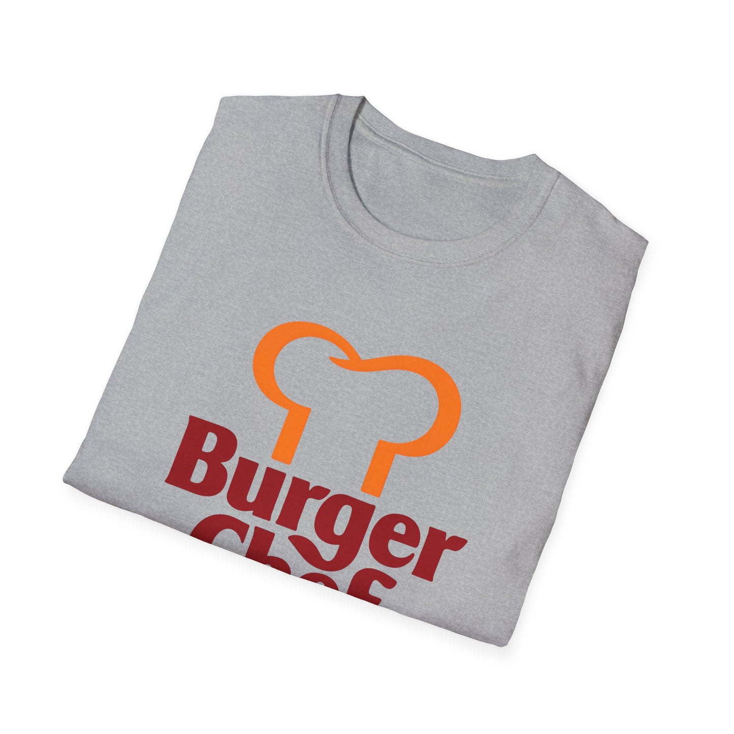 vintage defunct burger chef fast food logo tshirt
