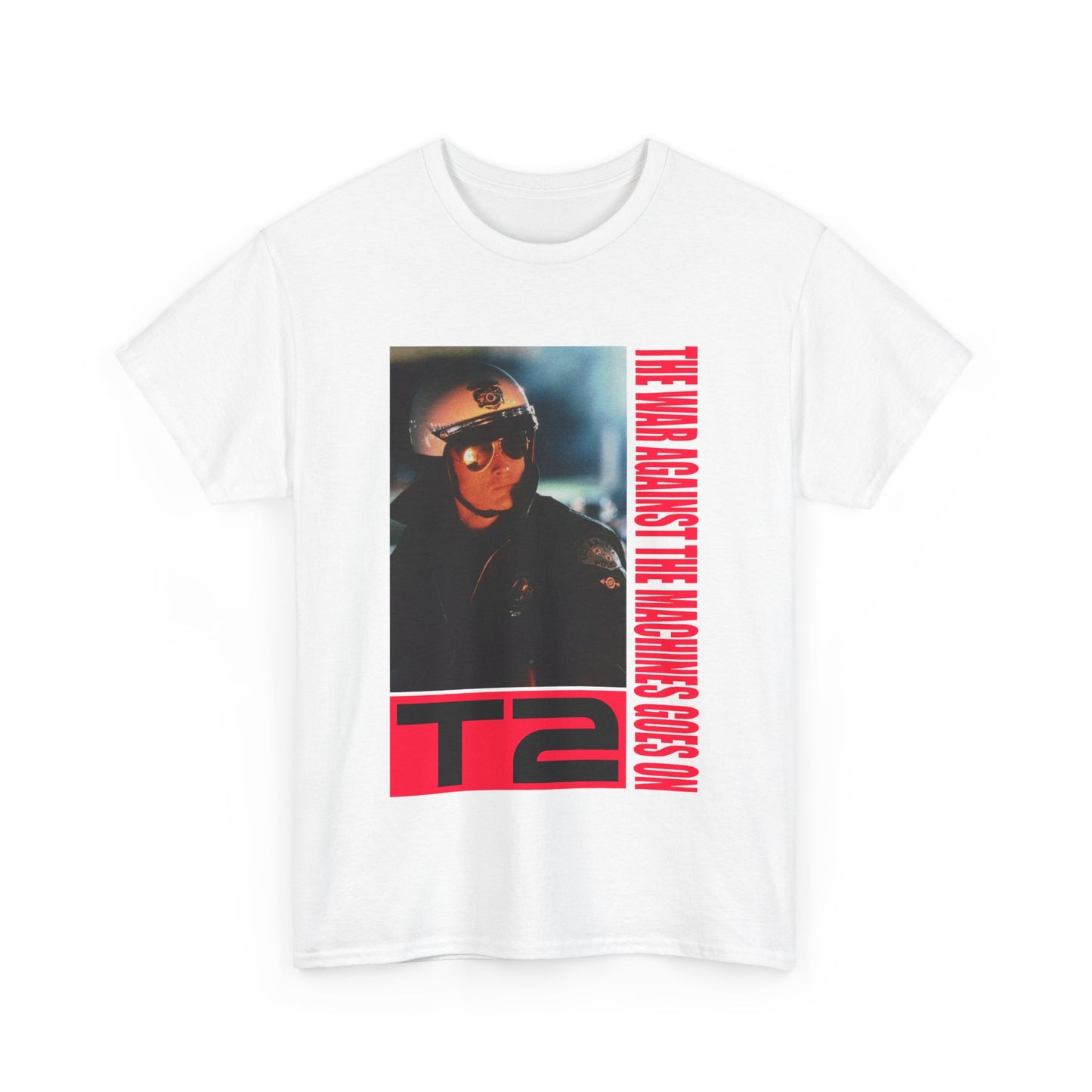 terminator 2 custom fan art version of vintage tshirt