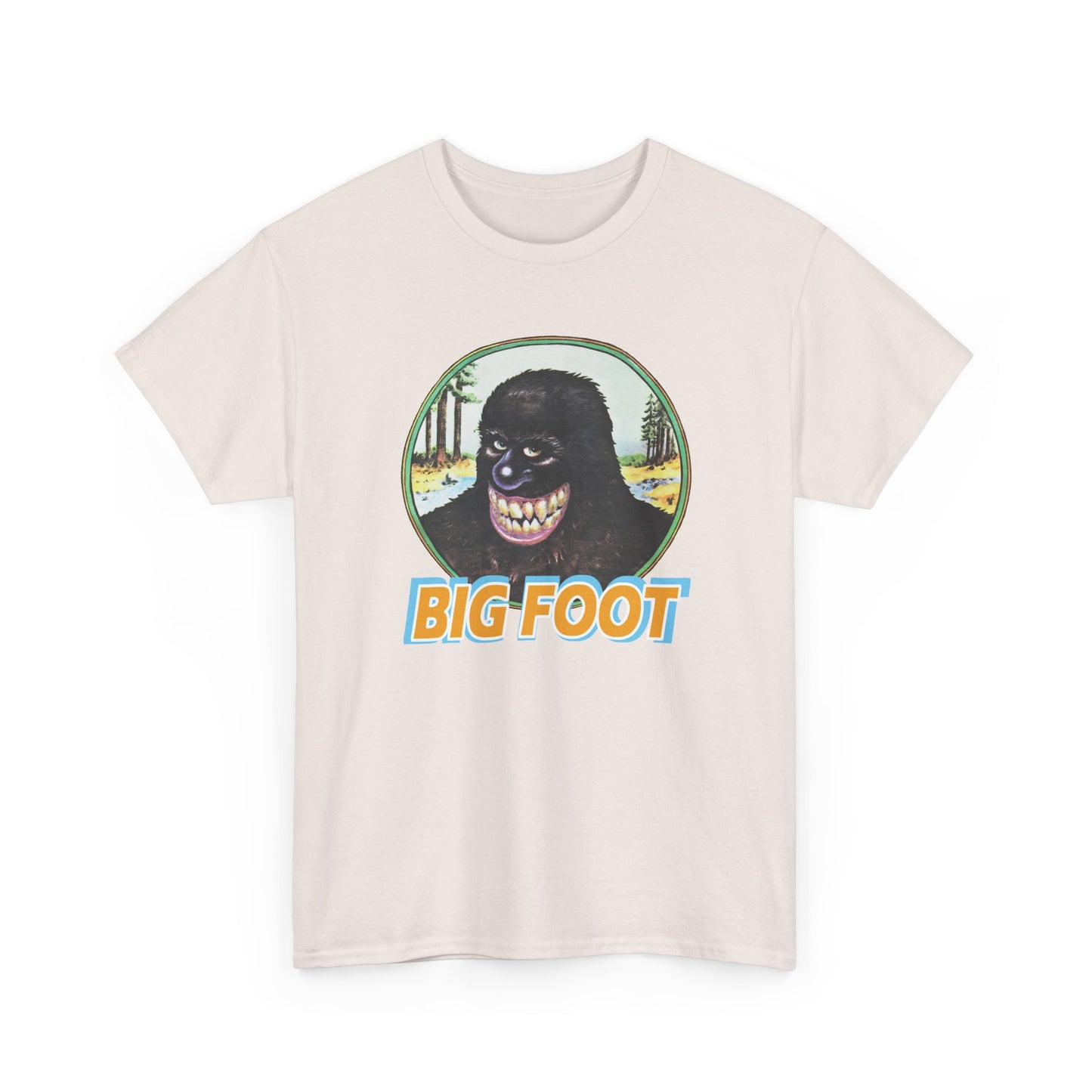 1970s bigfoot vintage graphic custom reproduction tshirt