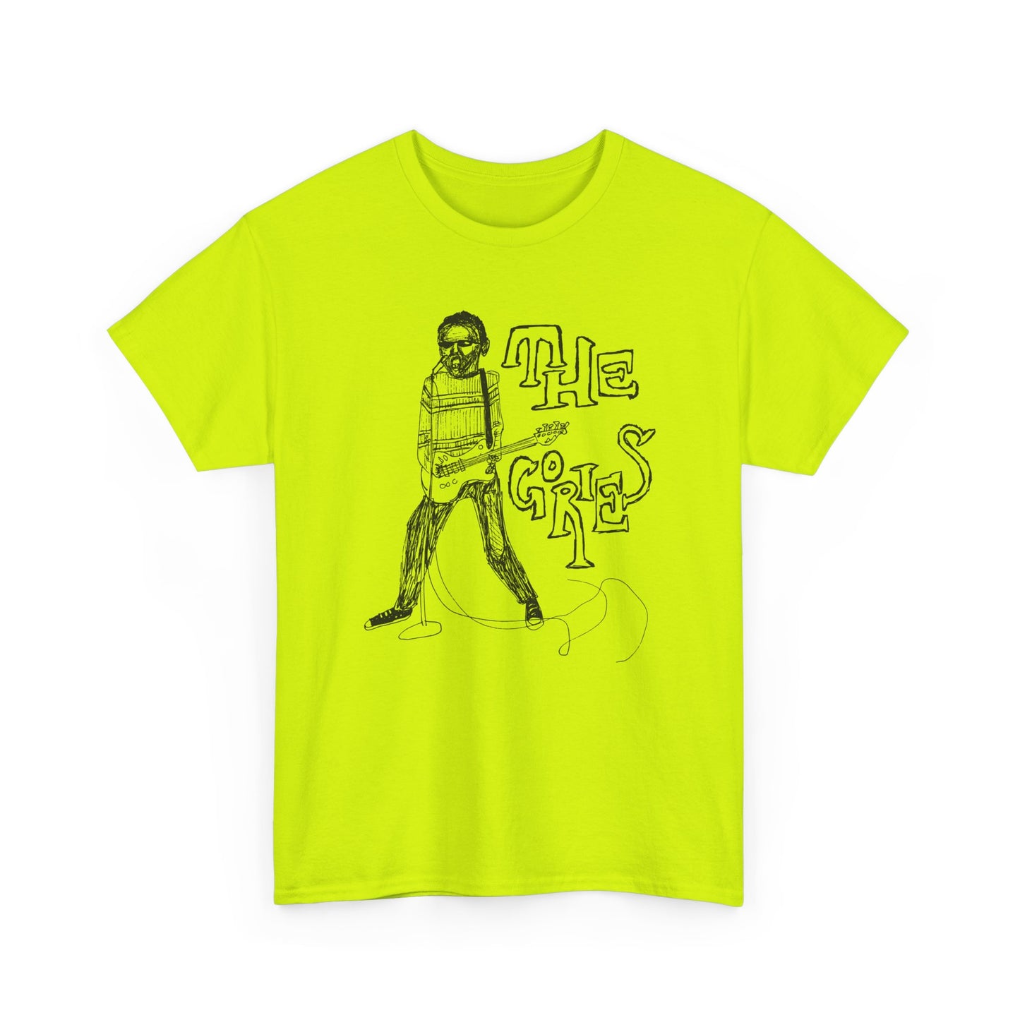 the gories detroit garage punk fan art sketch tshirt