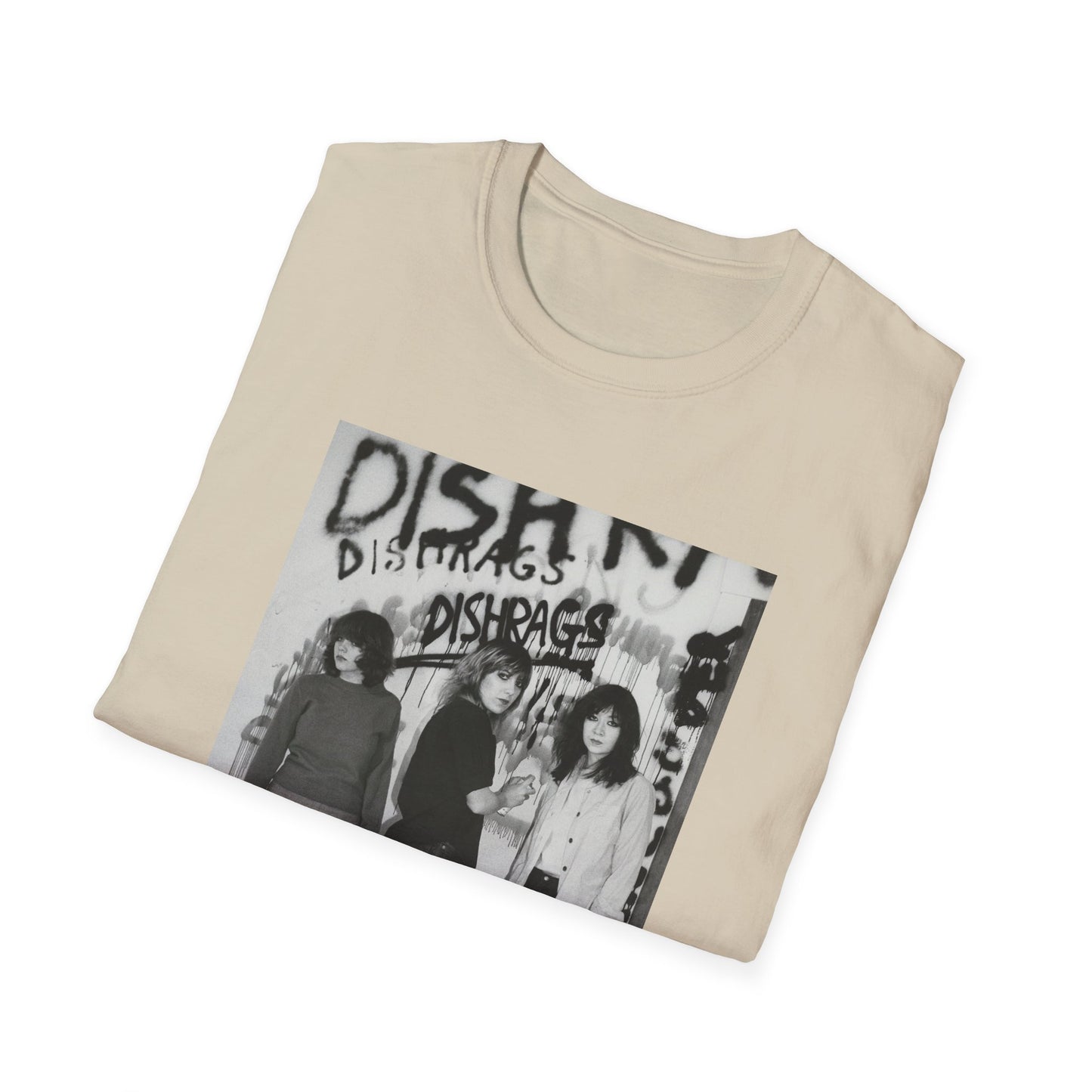 canadian punk band the dishrags photo tshirt