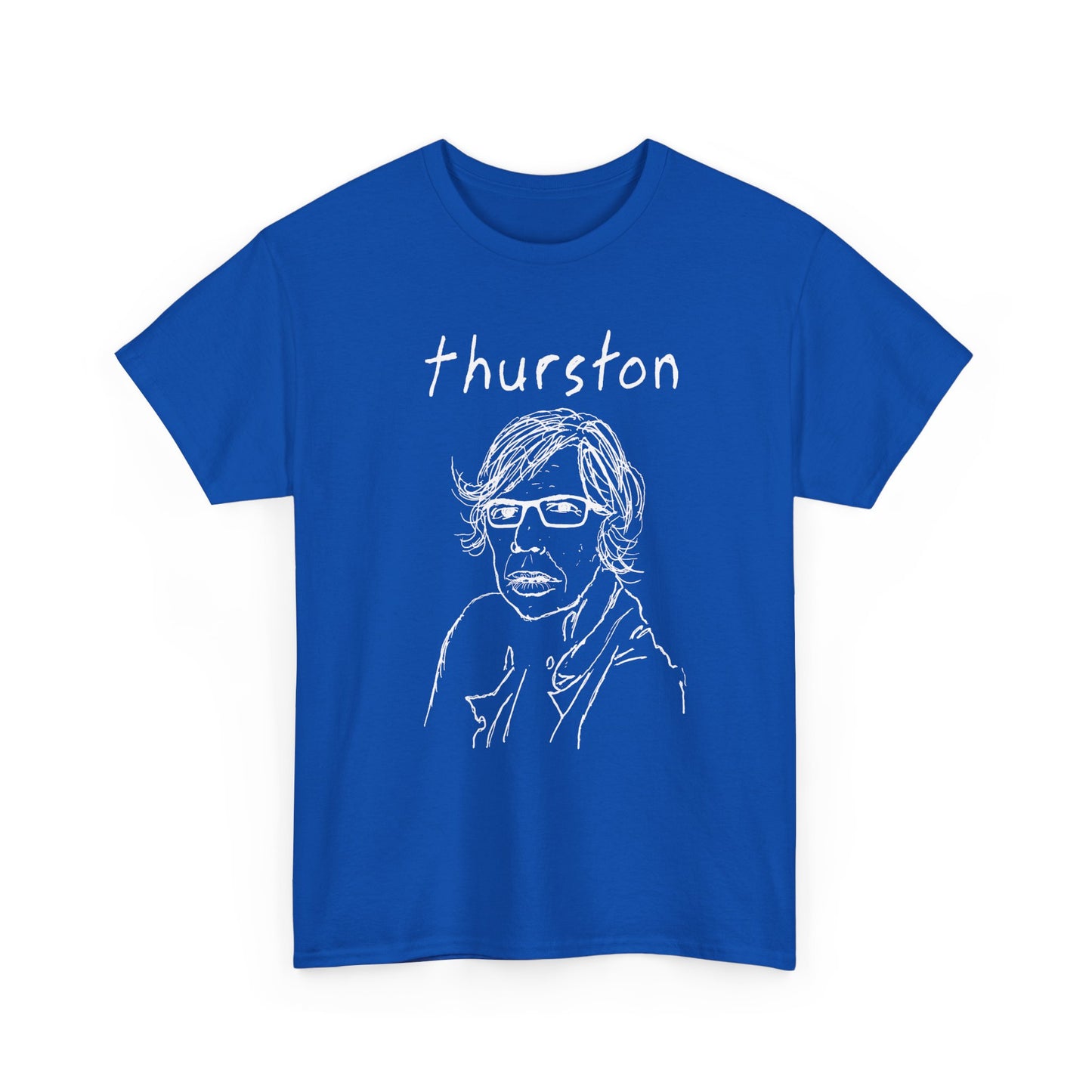 original drawing thurston moore with name tshirt