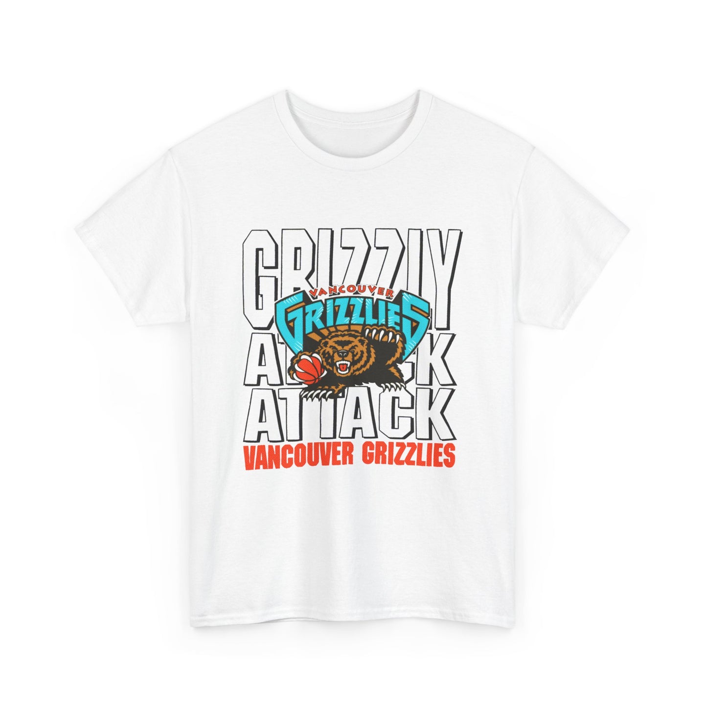 vintage vancouver grizzlies reproduction tshirt