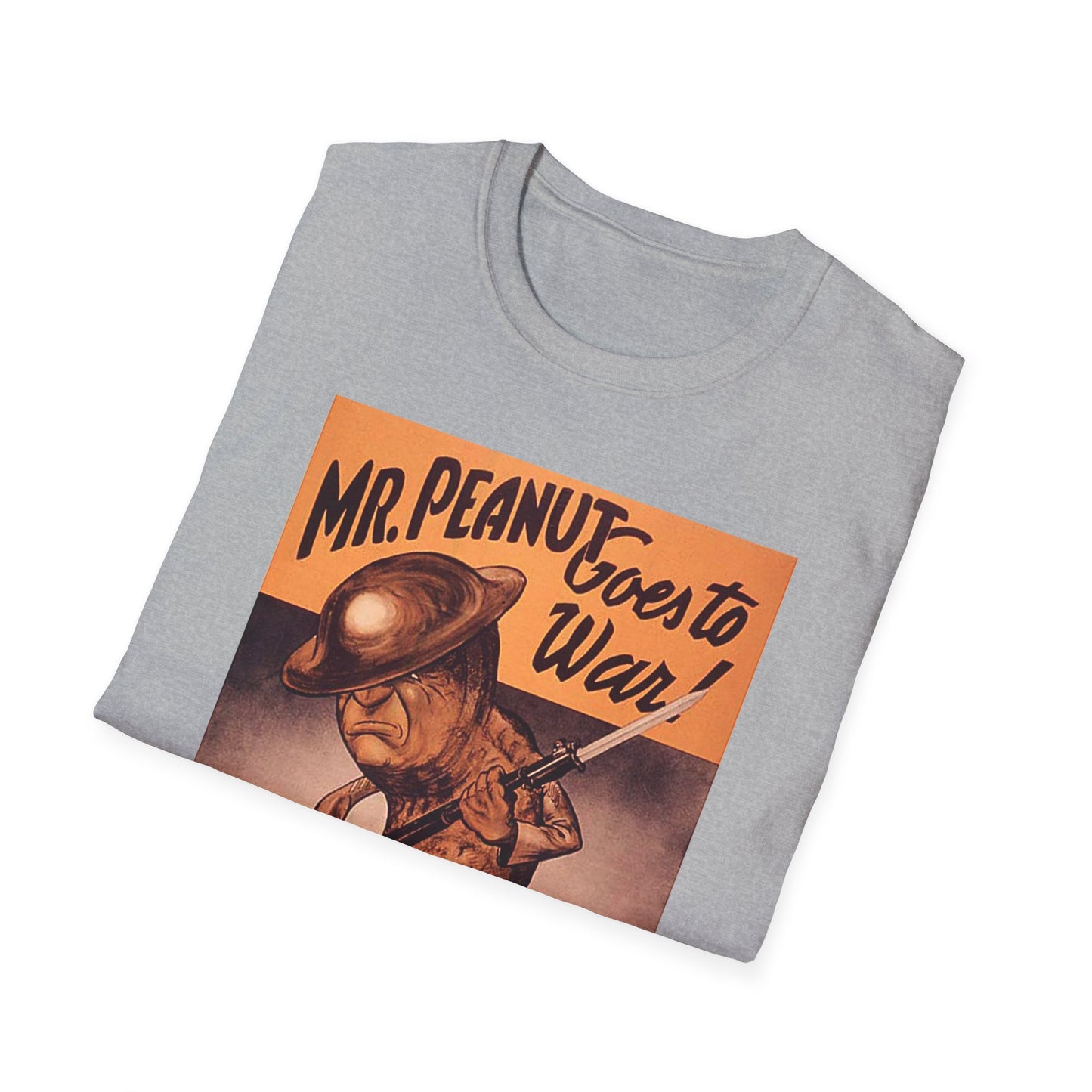 1942 mr. peanut goes to war tshirt from the united states department of agriculture war boards