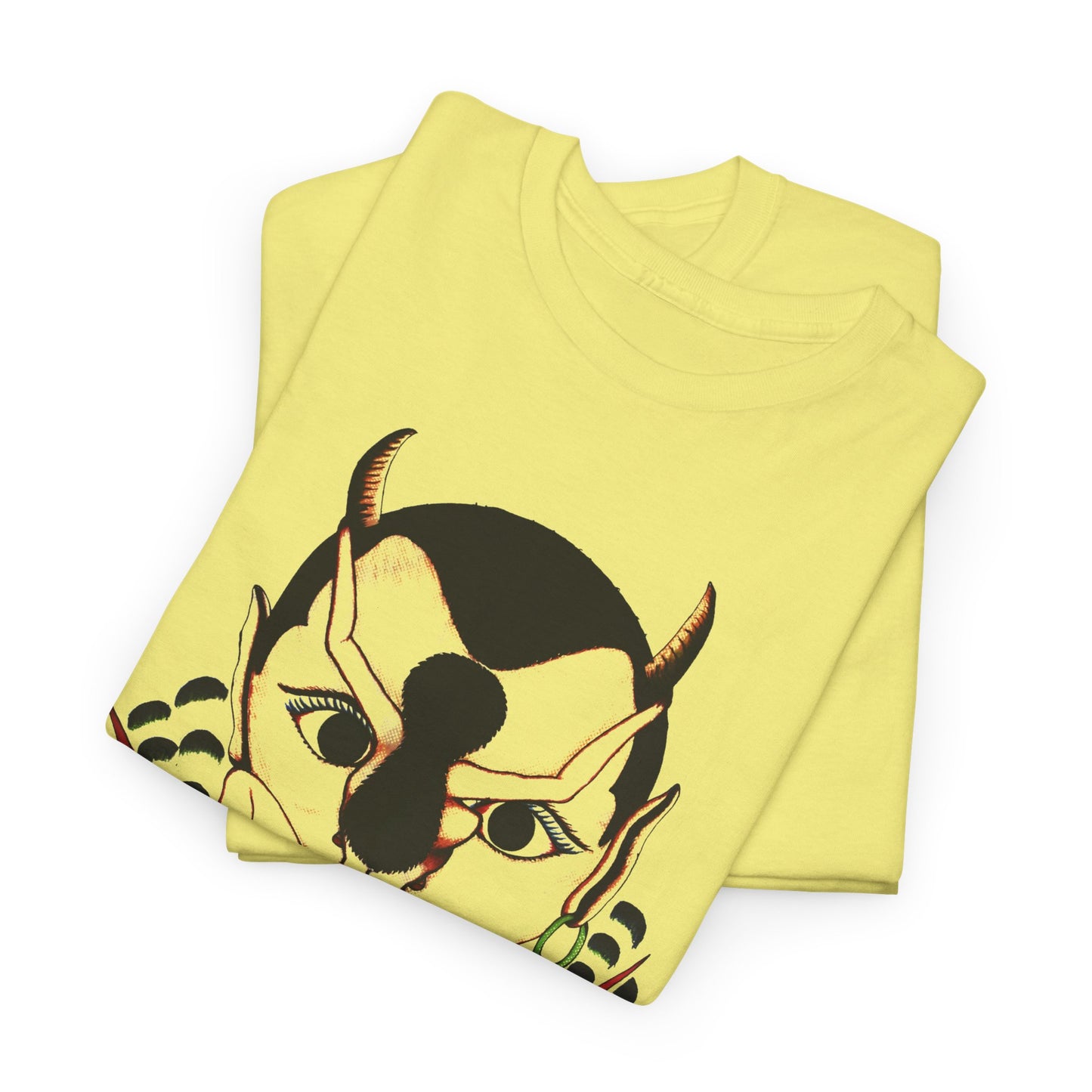 mid century untitled (devil and consort) rosie camanga illustration edit tshirt