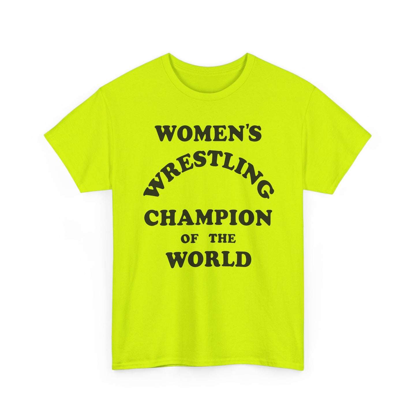 women's wrestling champion of the world as worn by andy kaufman tshirt