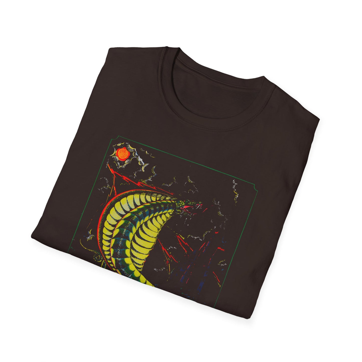 1974 king cobra psychedelic black light poster tshirt