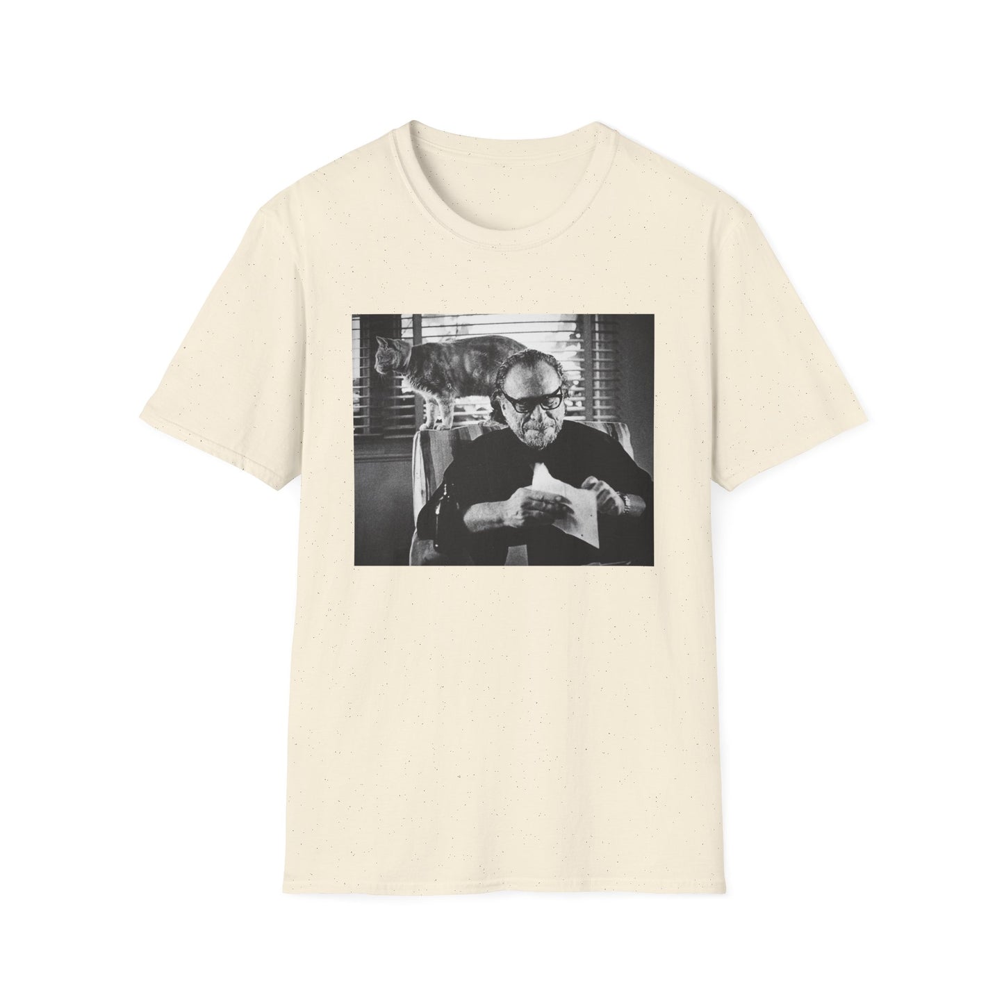 bukowski and butch the cat tshirt