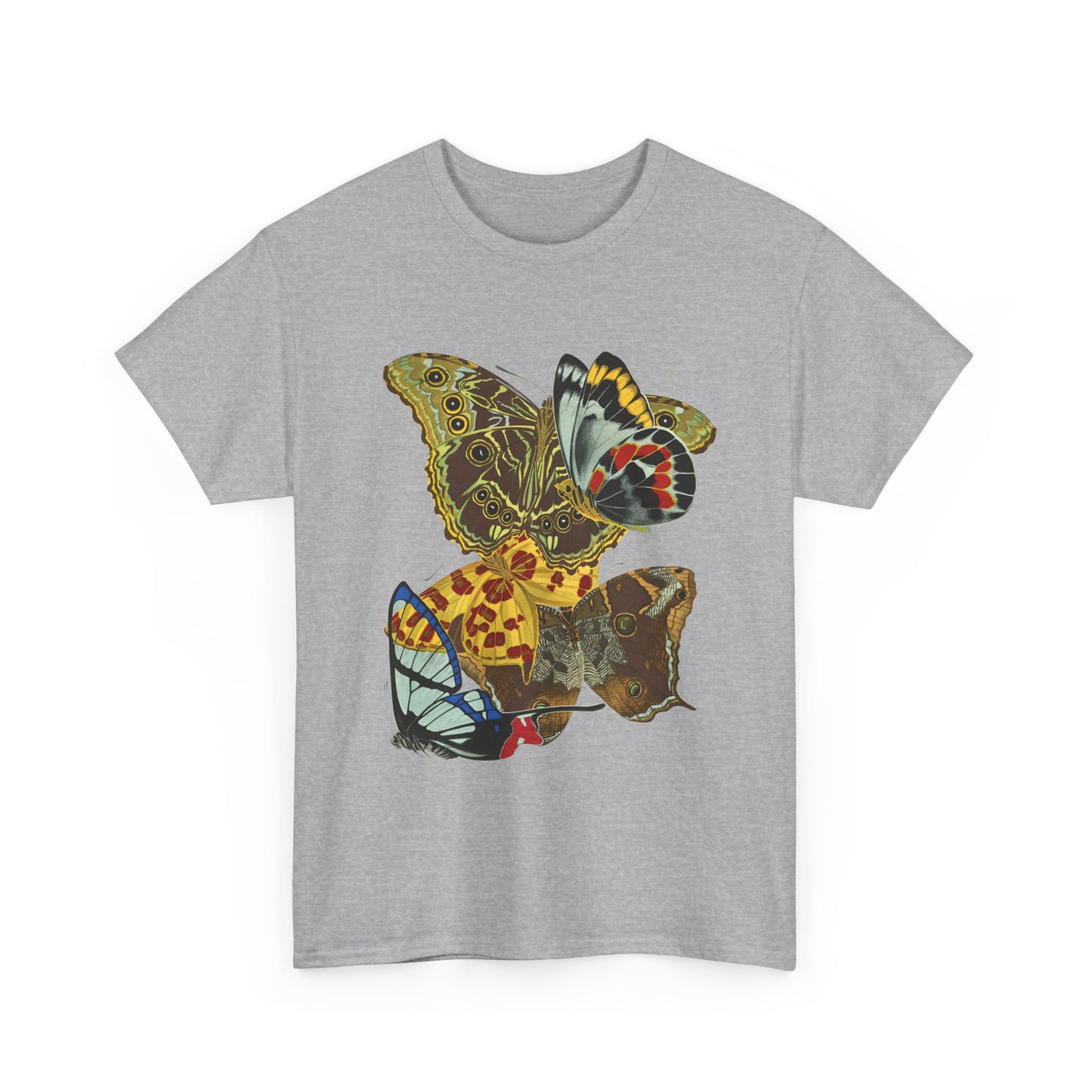 1925 papillons butterfly illustration by emile allain seguy tshirt