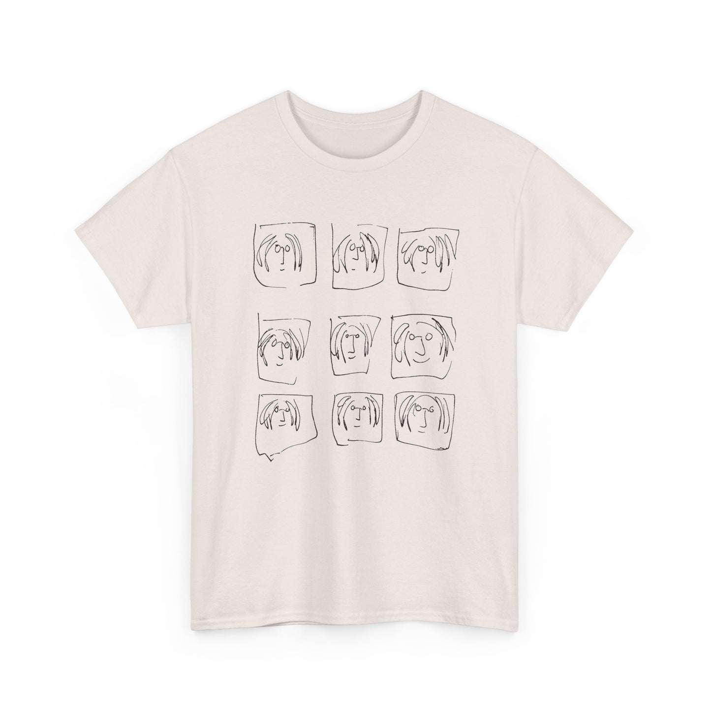9 john lennons self portrait line drawings by john lennon whatmart edit tshirt