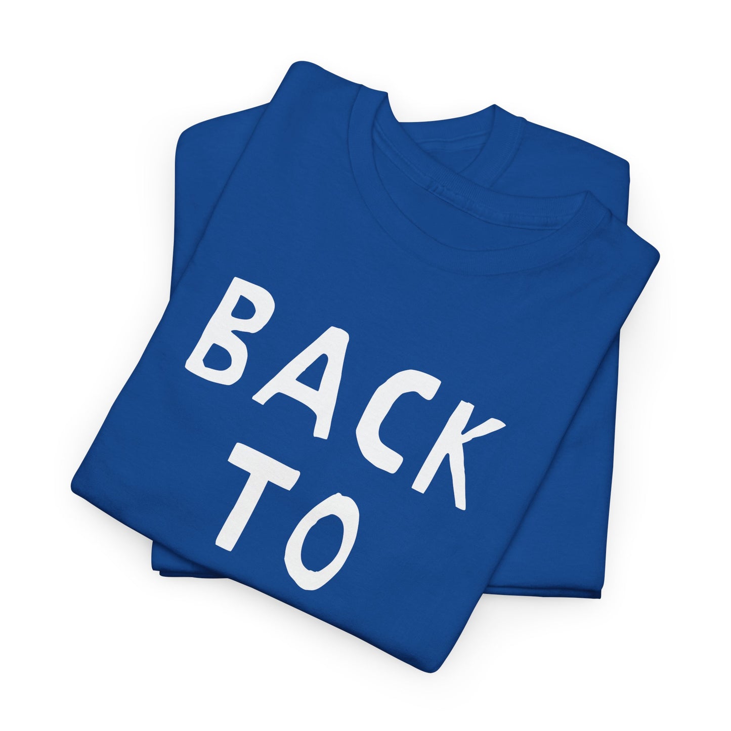 back to mono hand drawn font tshirt