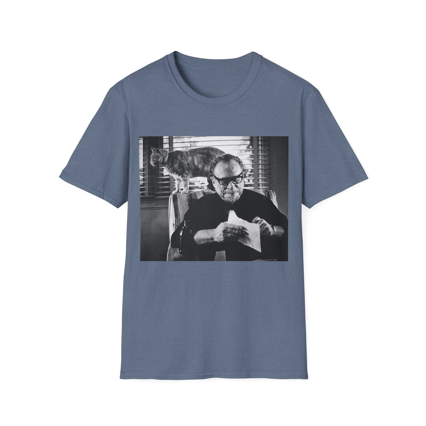 bukowski and butch the cat tshirt