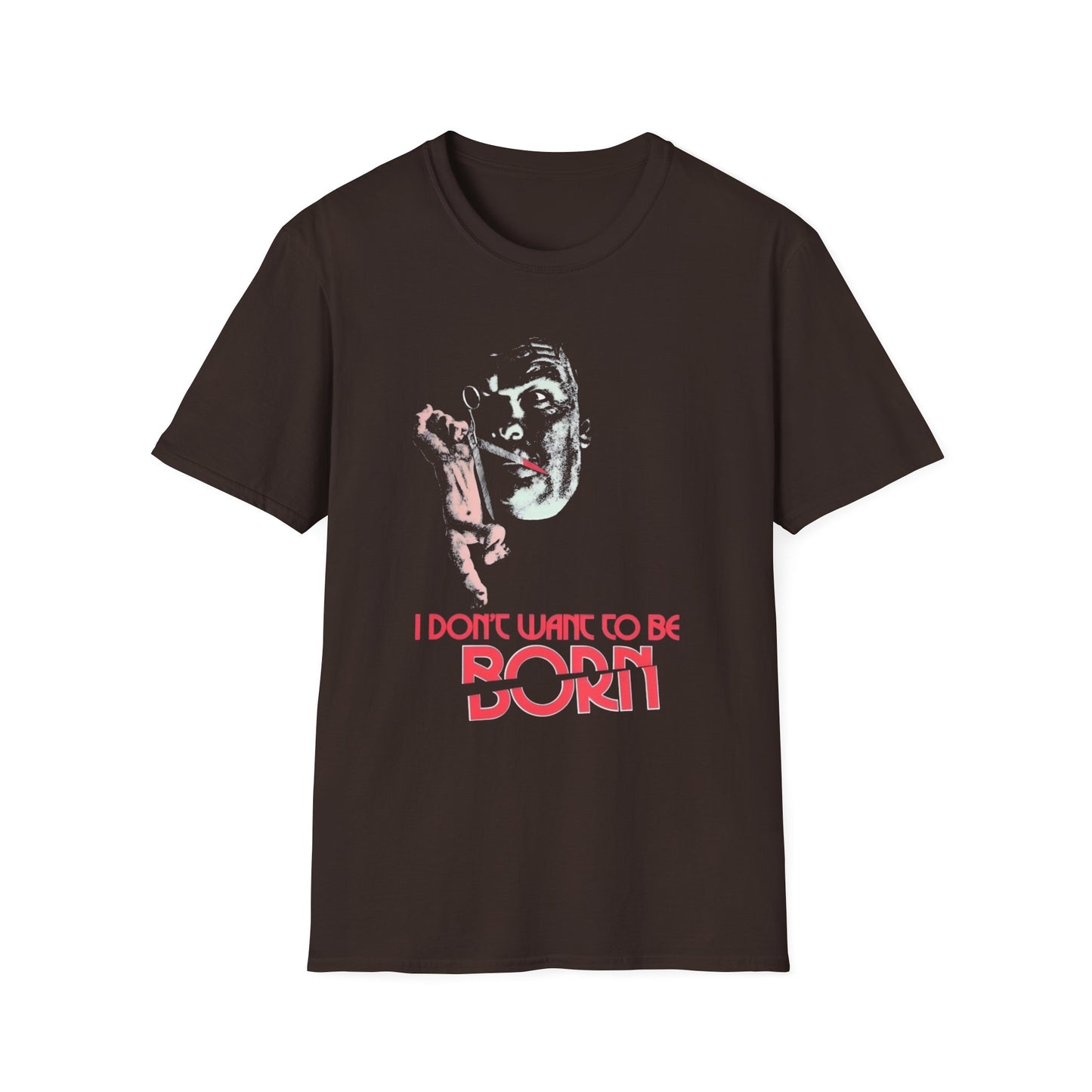 i don't want to be born (devil within her) 1975 horror movie cover tshirt