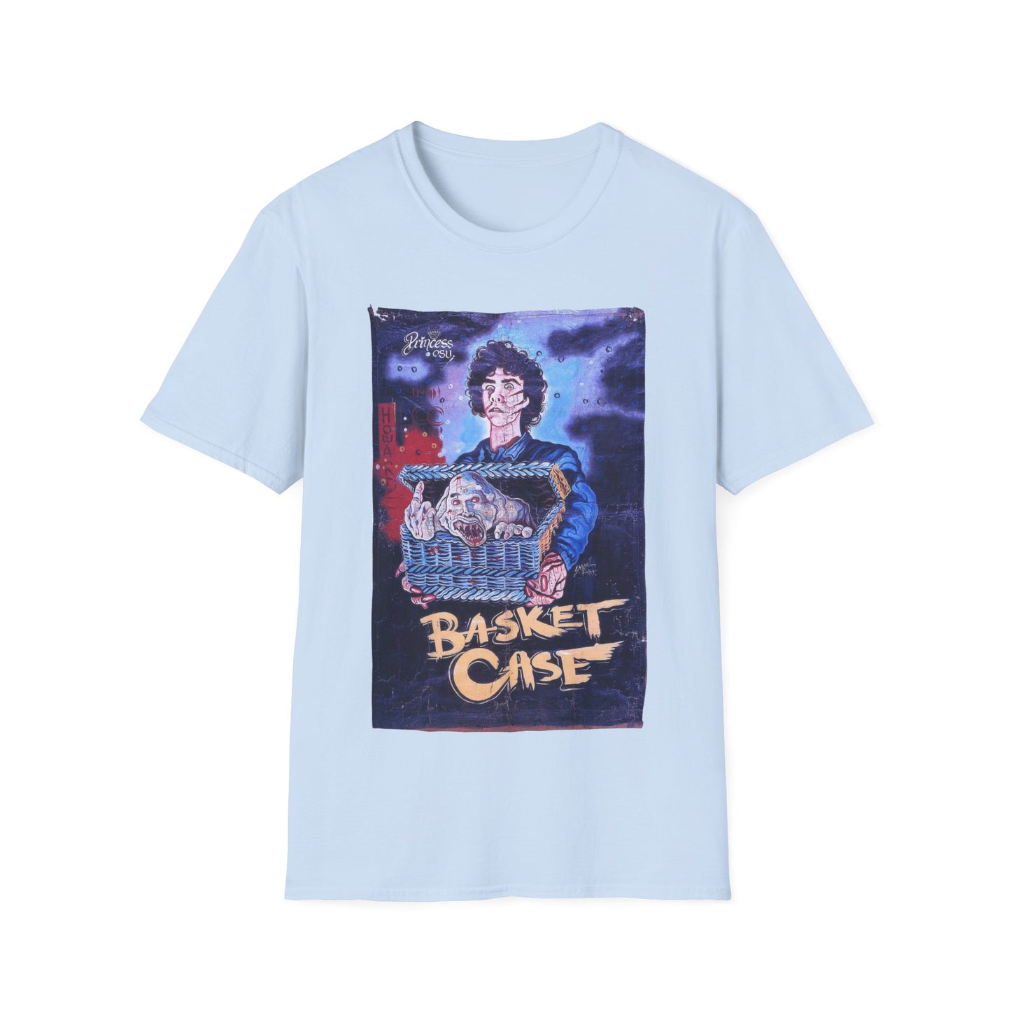 ghanaian basket case 1982 by frank henenlotter movie poster tshirt