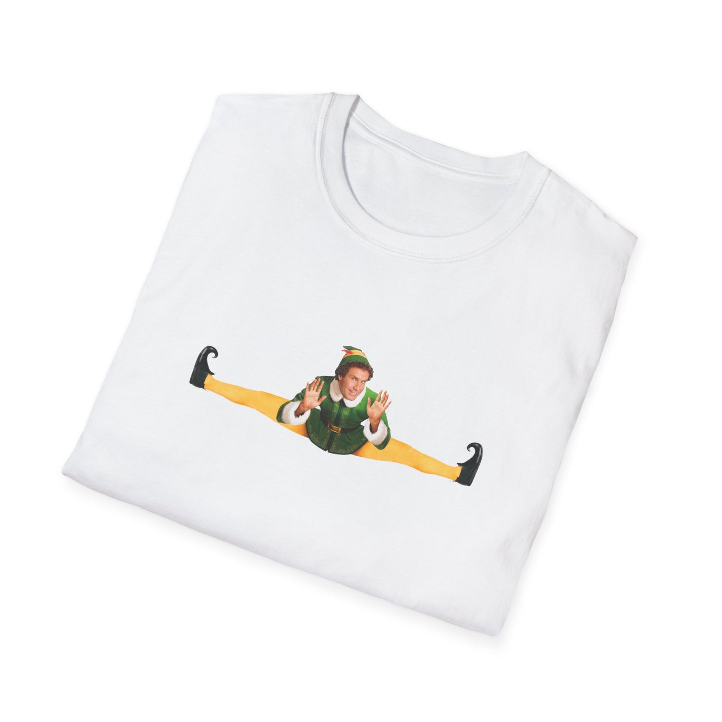 elf 2003 will ferrell doing the splits christmas tshirt