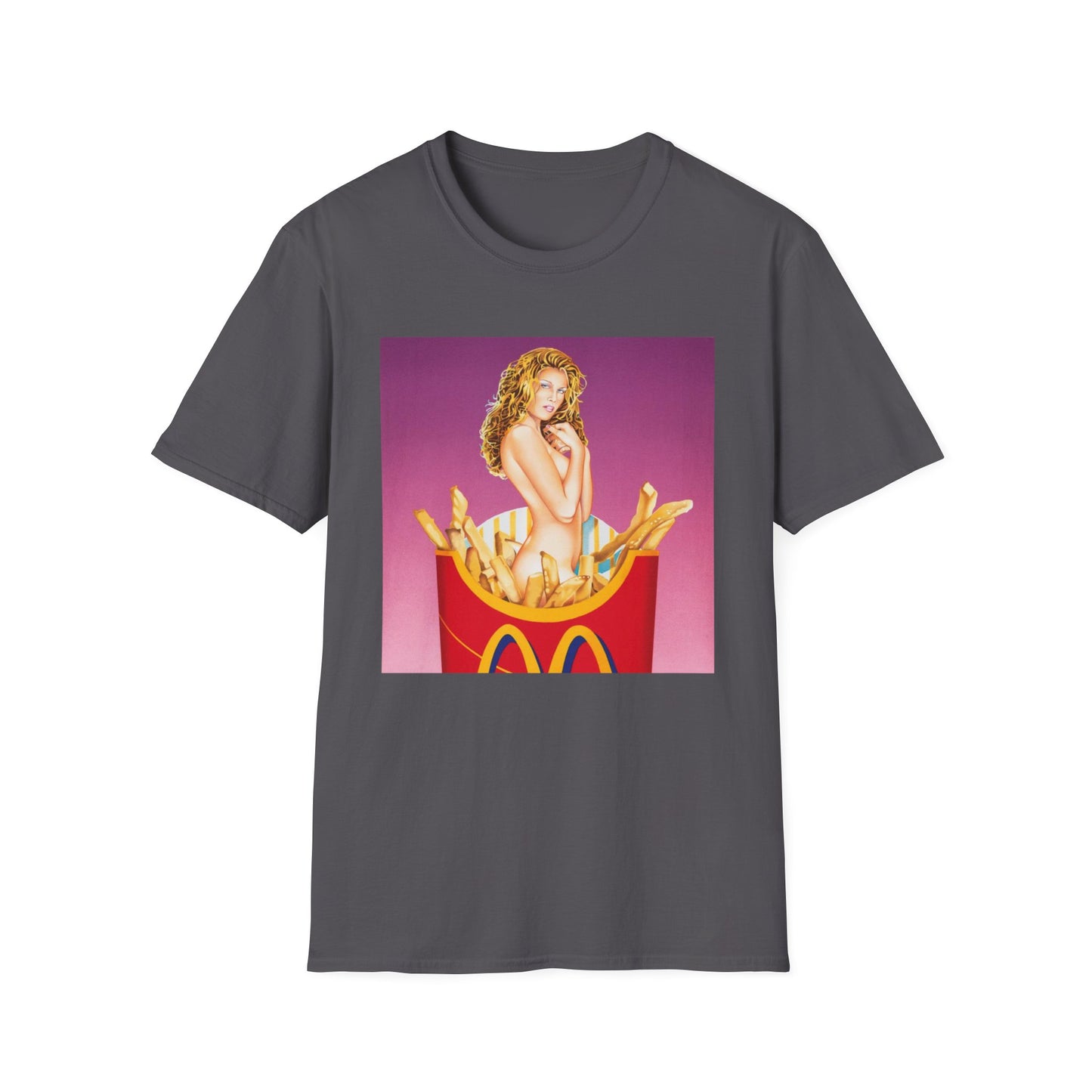 early 2000s fräulein french fries lithograph by mel ramos tshirt