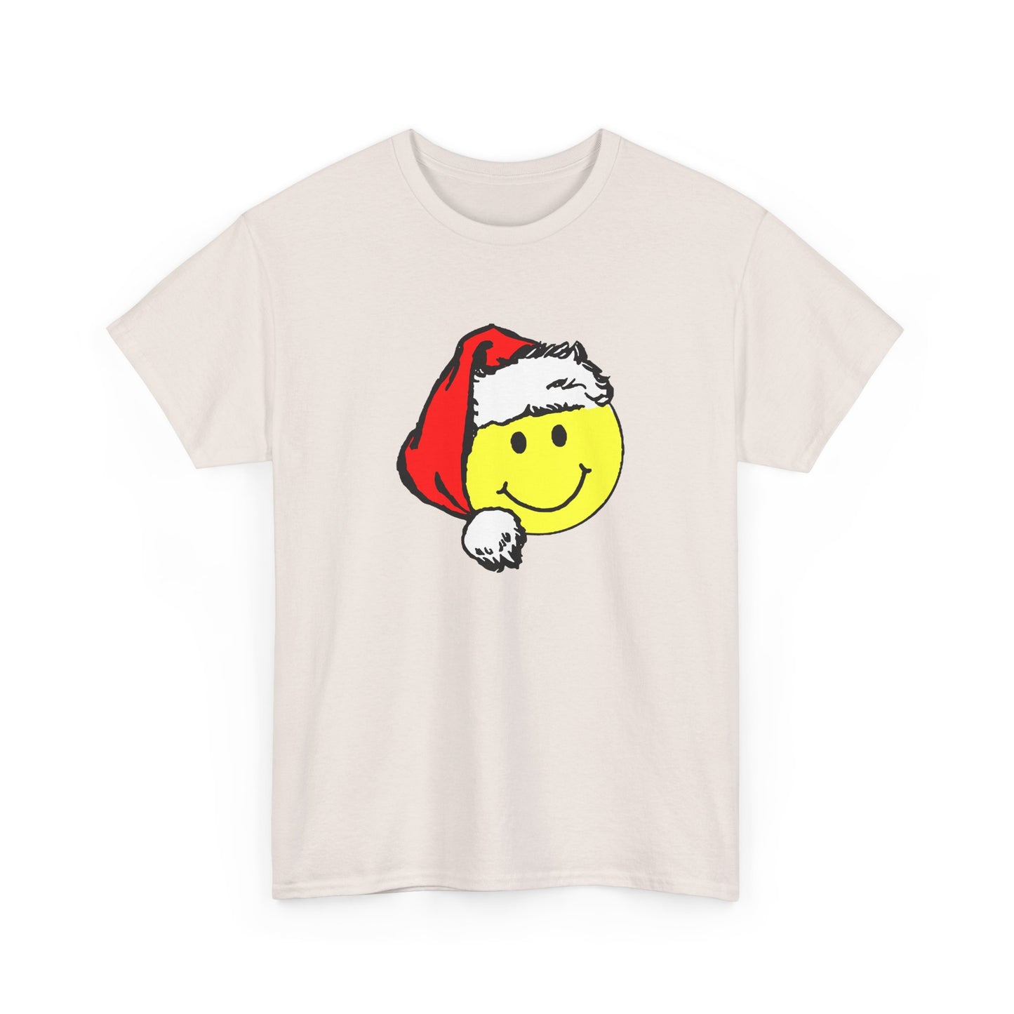 happy face santa 1980s reproduction tshirt
