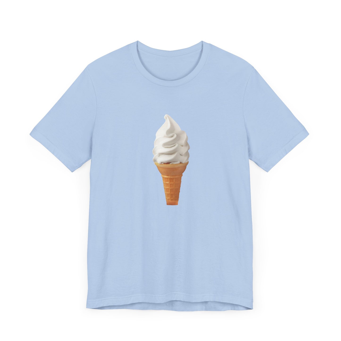 soft vanilla ice cream cone tshirt