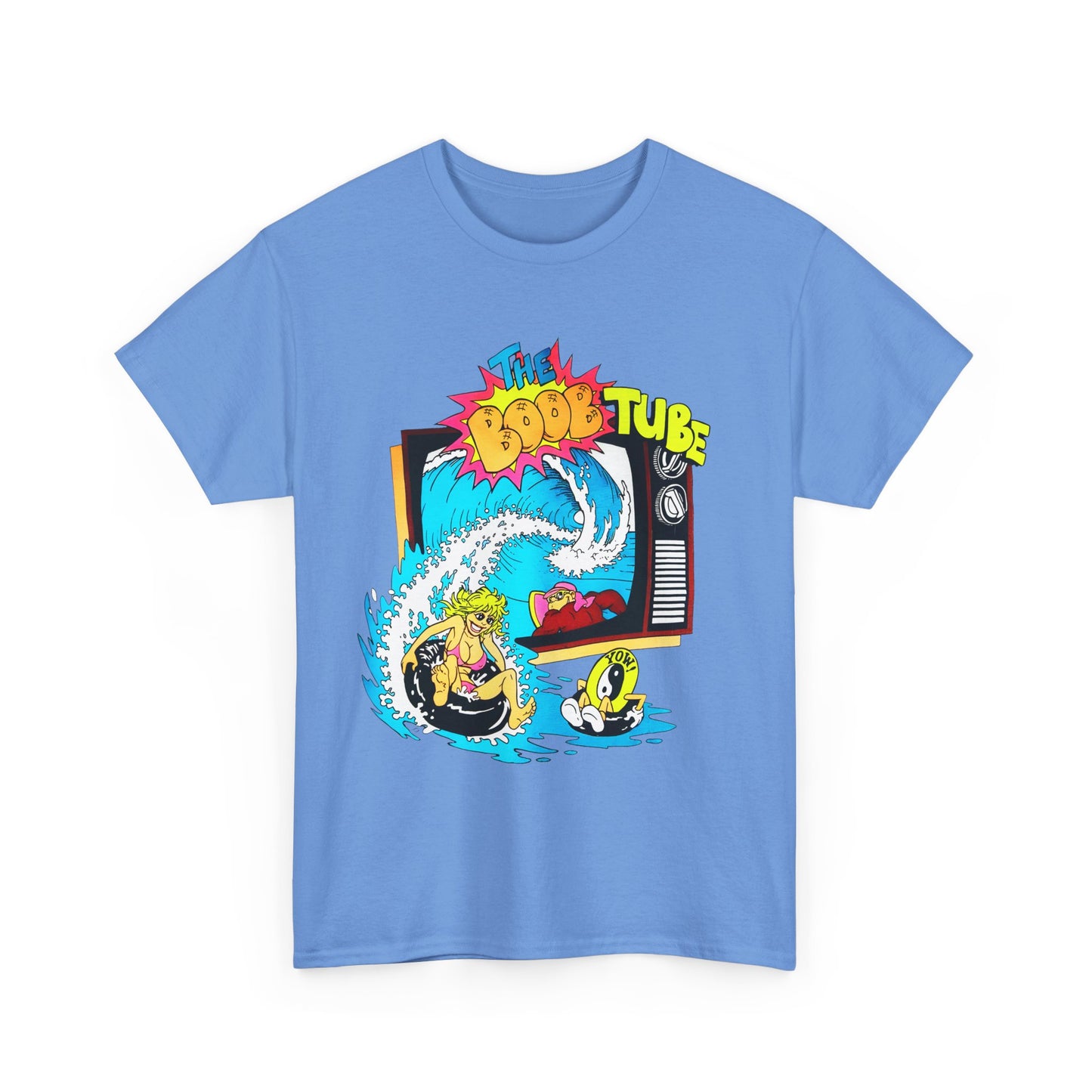 1980s boob tube surf style tv reproduction tshirt