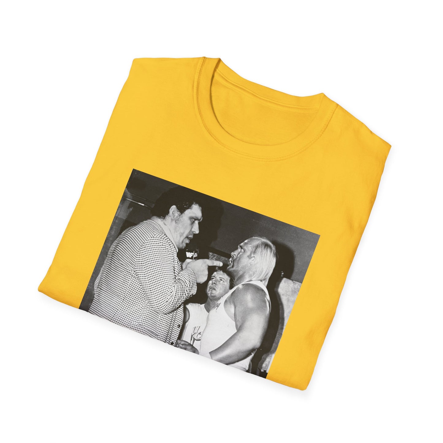 wrestlemania iii hulk v. andre the giant photo tshirt