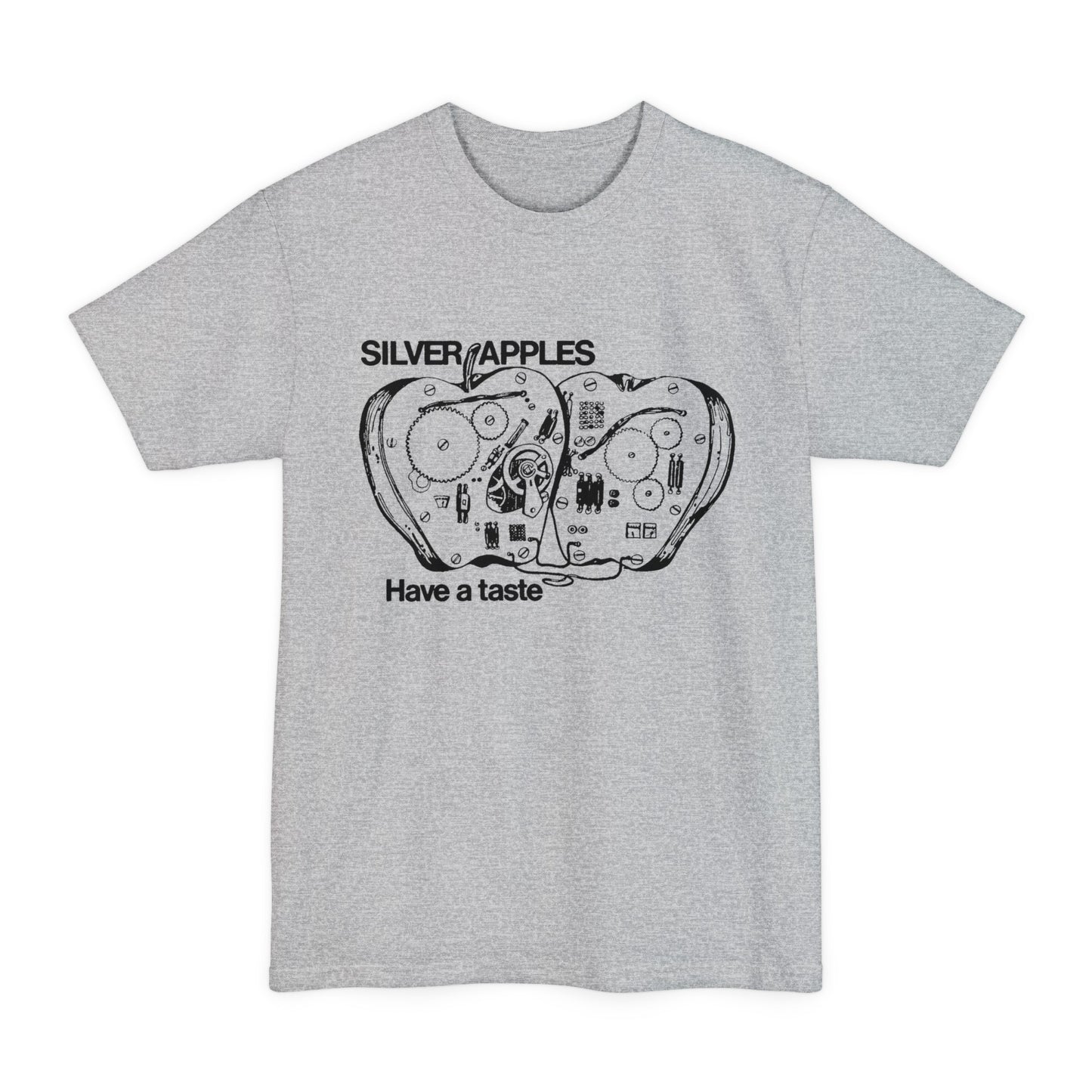 oversized silver apples 1968 have a taste no background unisex tall beefy tshirt