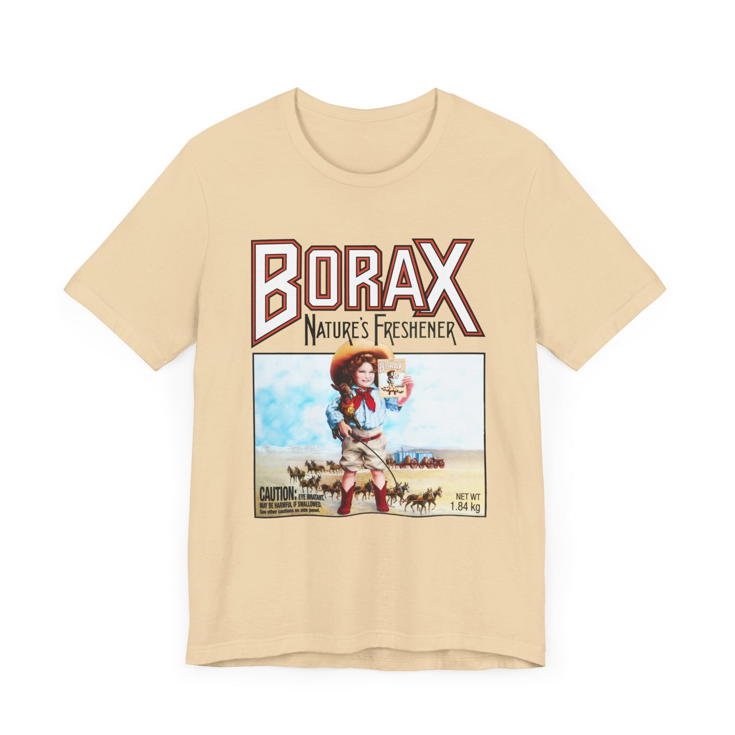 borax nature''s freshener 20 mule team detergent classic logo tshirt