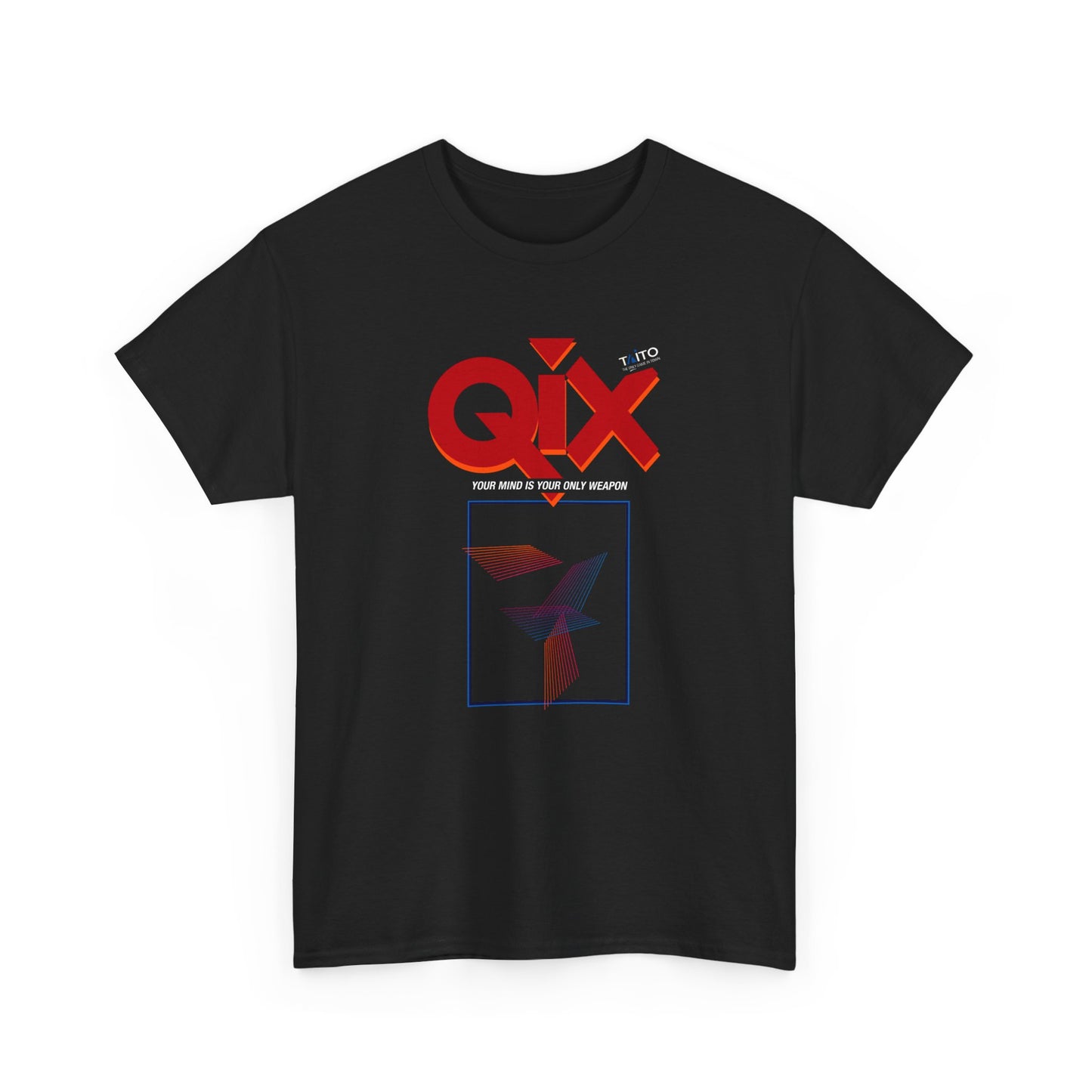 1980s qix puzzle video game tshirt