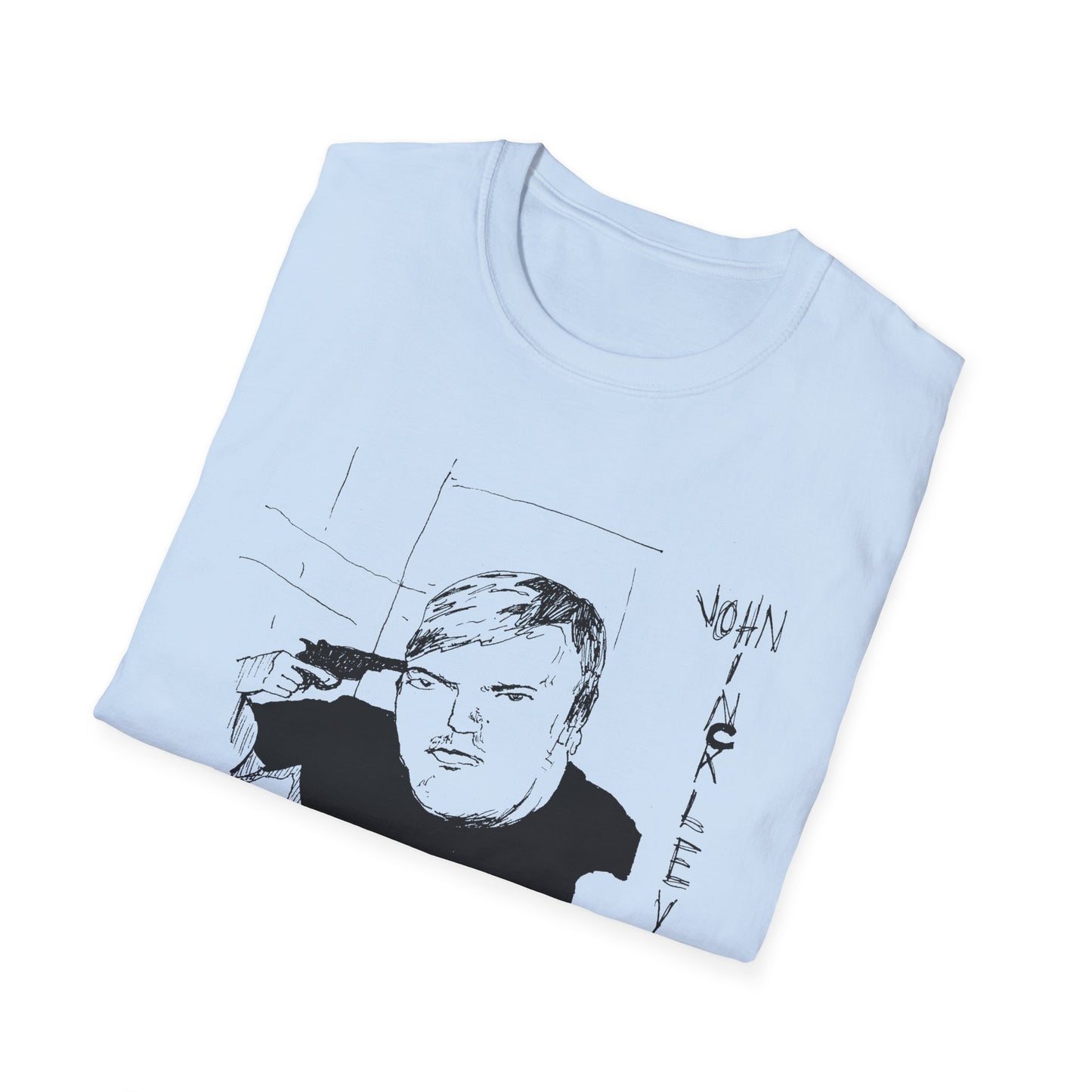 original drawing john hinckley jr. tshirt