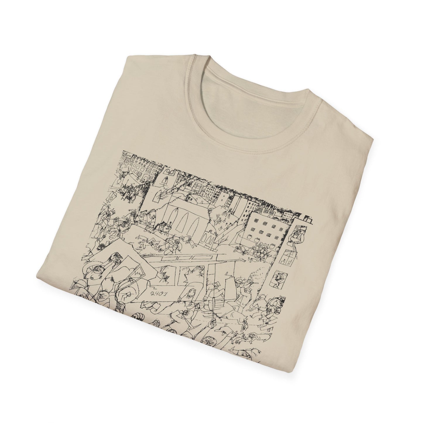 1919 george grosz drawing pandemonium tshirt