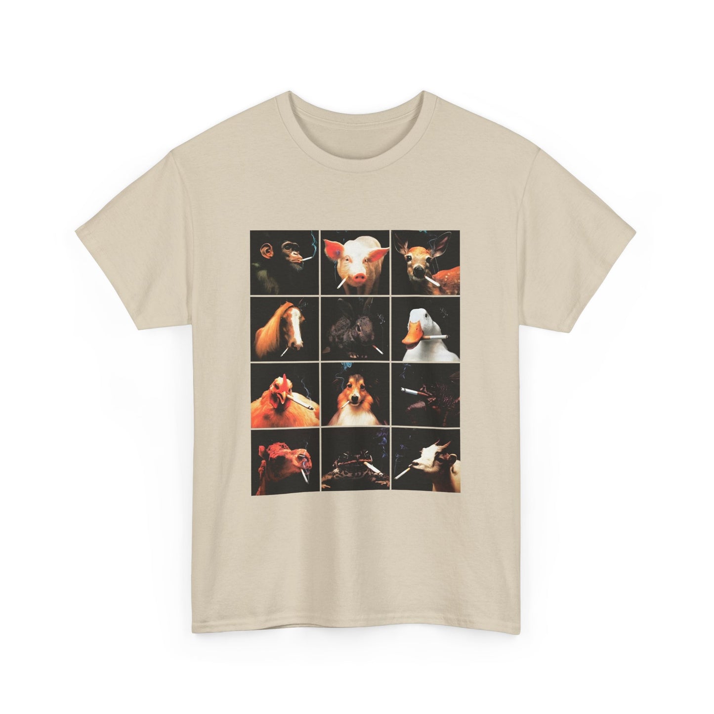 1990s anti smoking campaign poster it looks just as stupid when you do it no words reproduction tshirt