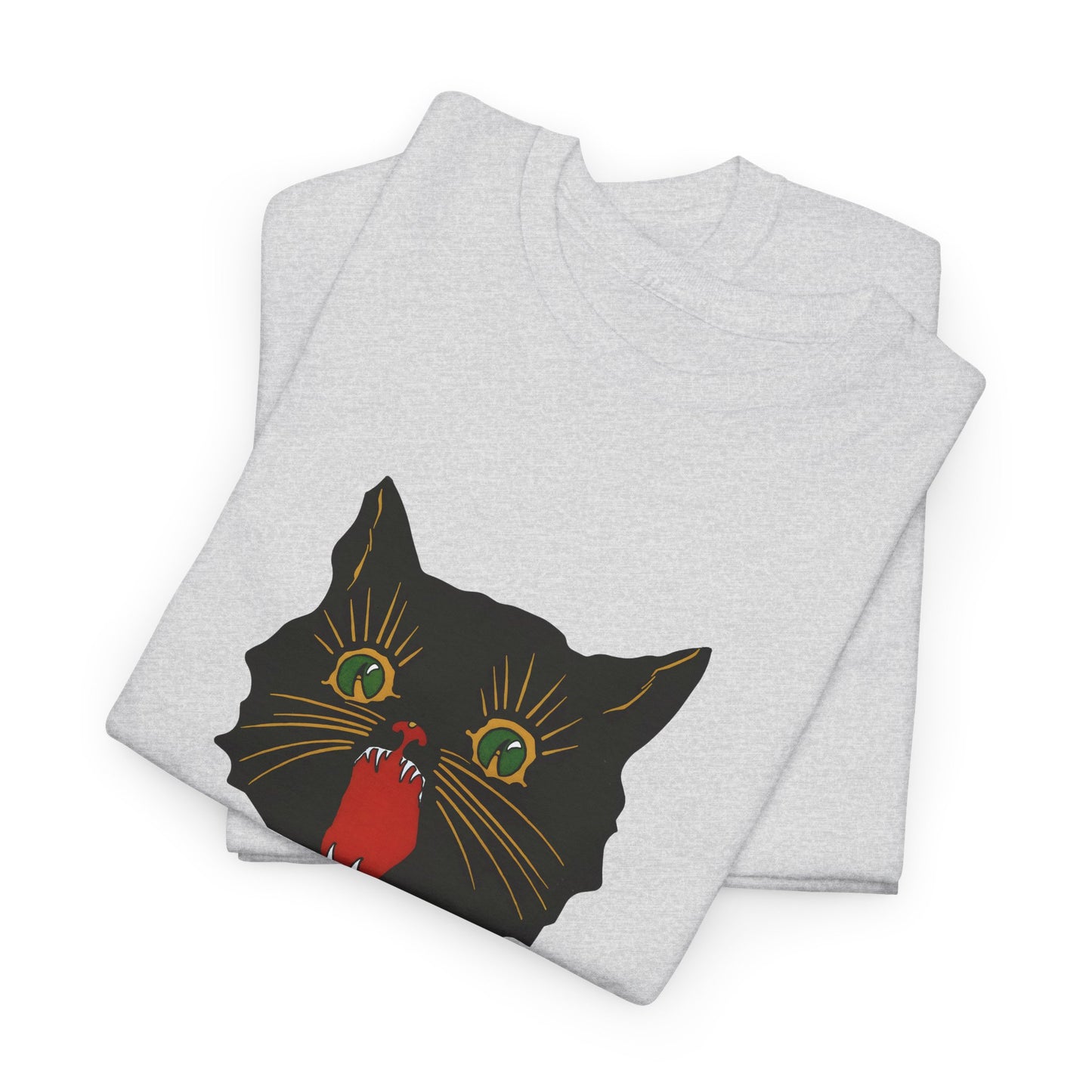 vintage halloween cat reproduction tshirt