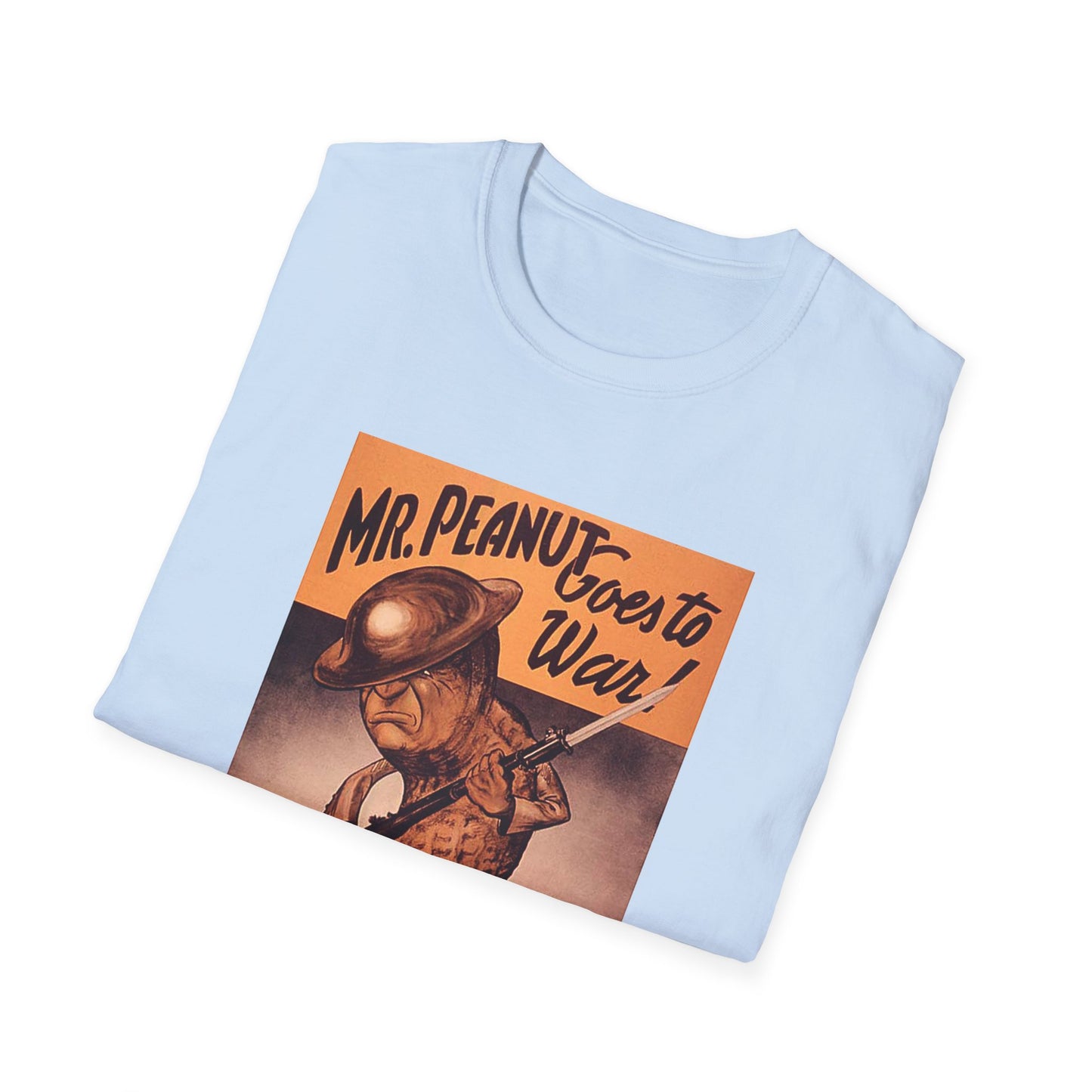 1942 mr. peanut goes to war from the united states department of agriculture war boards tshirt