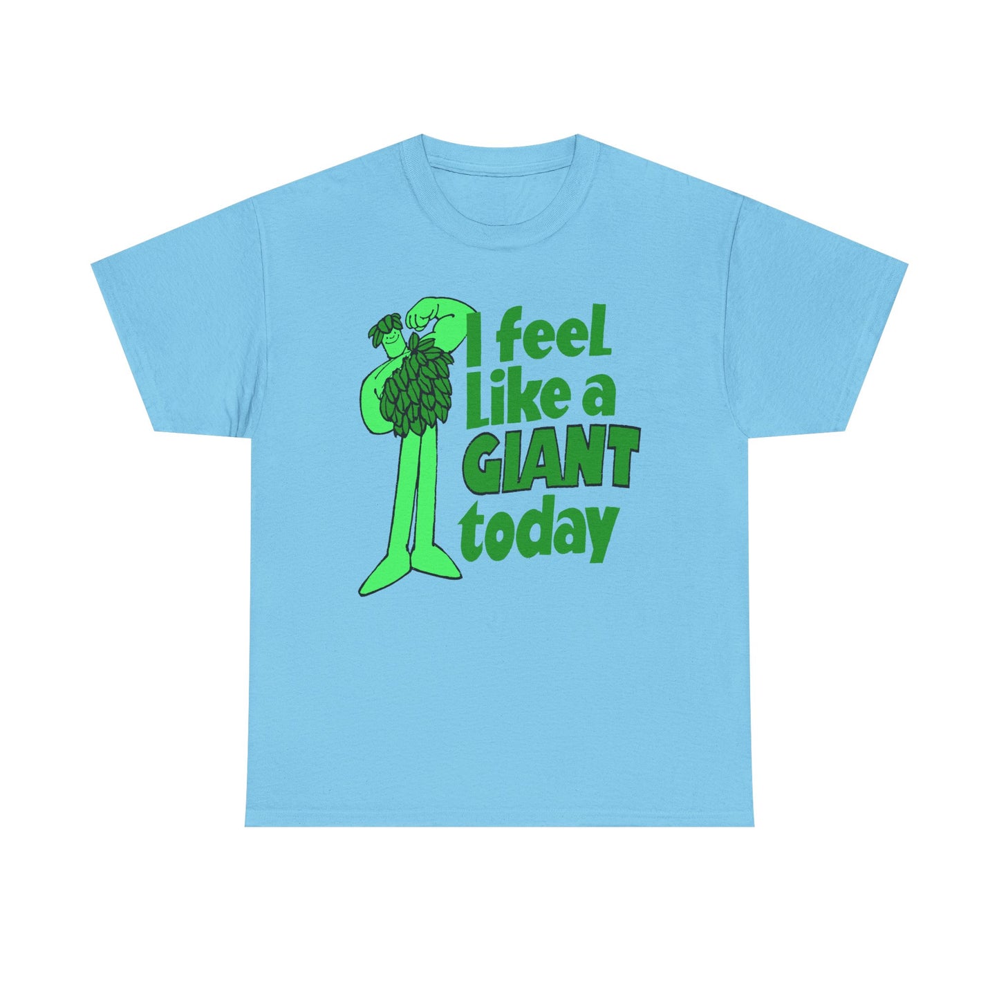 vintage green giant i feel like a giant today tshirt