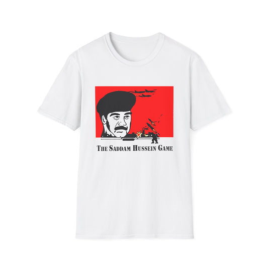 the sadam hussein game 1991 fan art tshirt