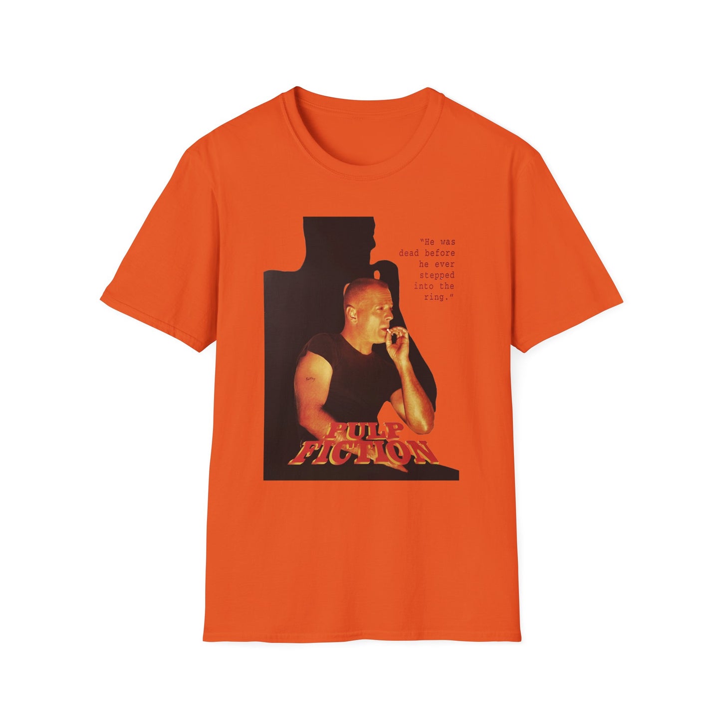 bruce willis pulp fiction the boxer tshirt