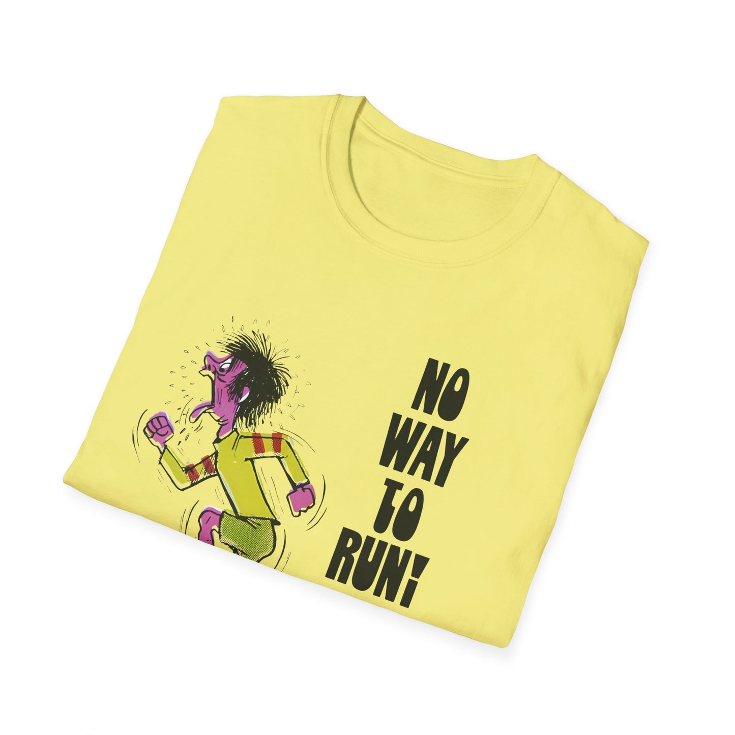 1960s/70s anti-drug poster no way to run (drugs) by smartset smarteen s.o.s tshirt