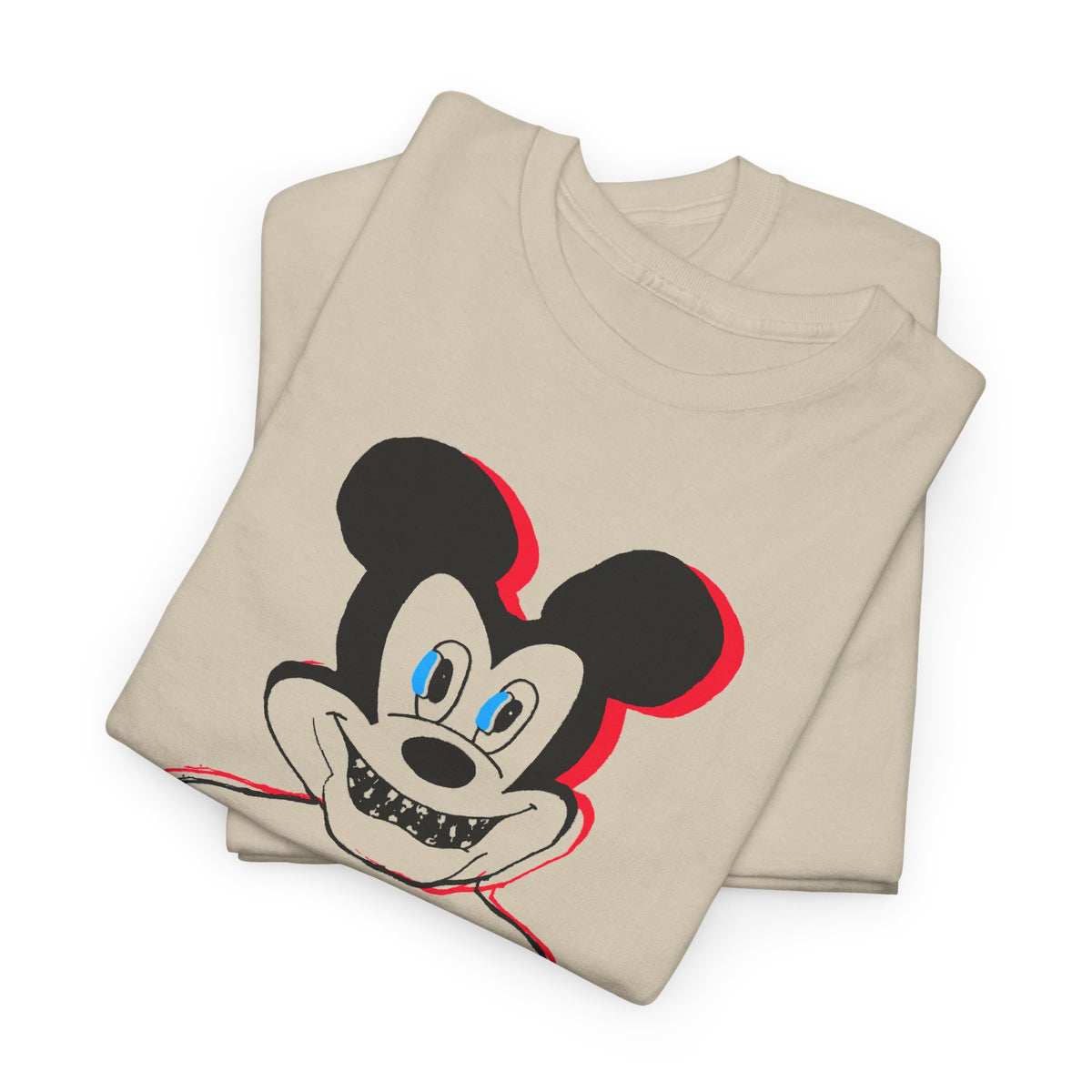 1960s british underground magazine peace sign mouse fan art edit with color tshirt