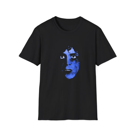 blue rock and roll animal fan art tshirt