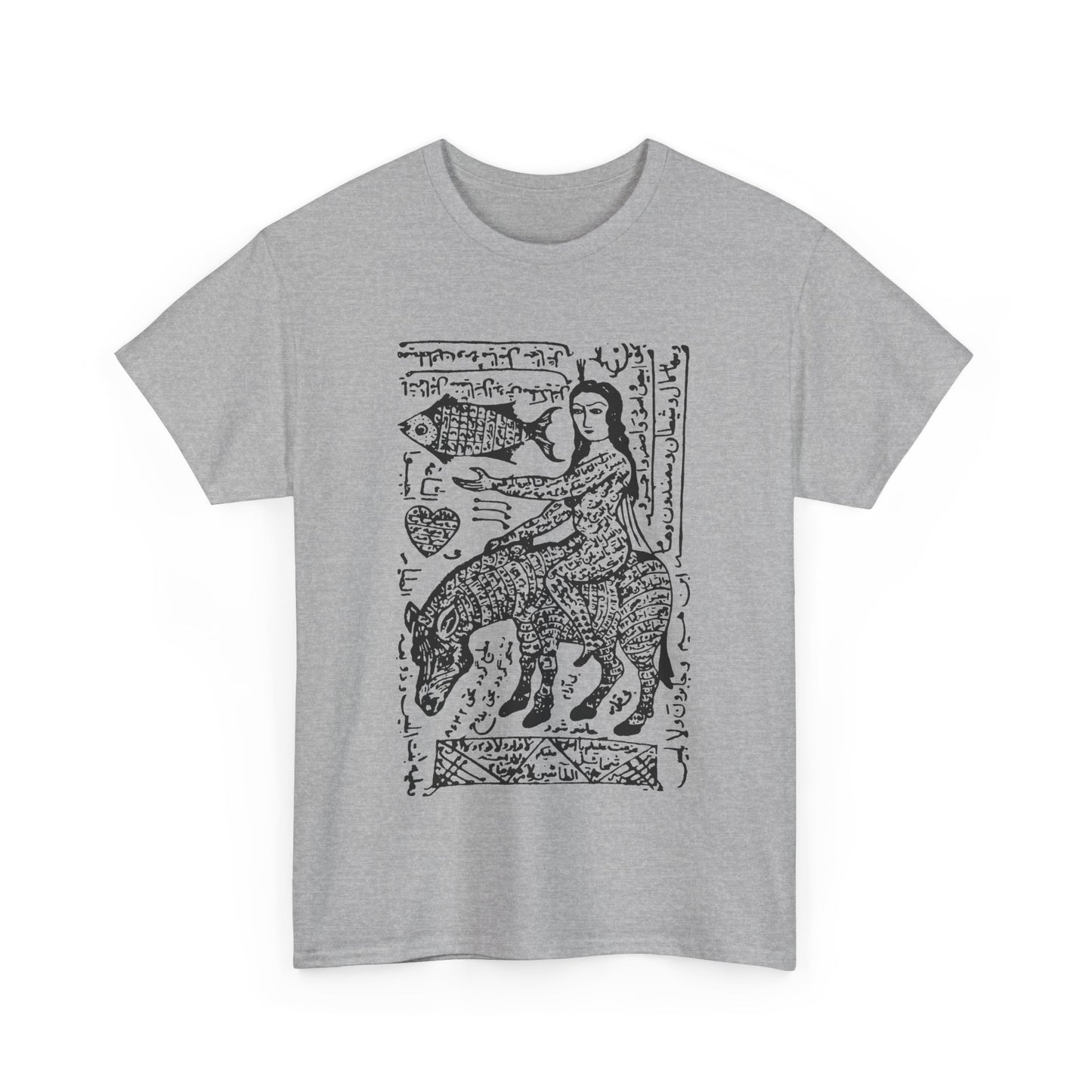 1800s persian witch talisman brass amulet love spell tshirt